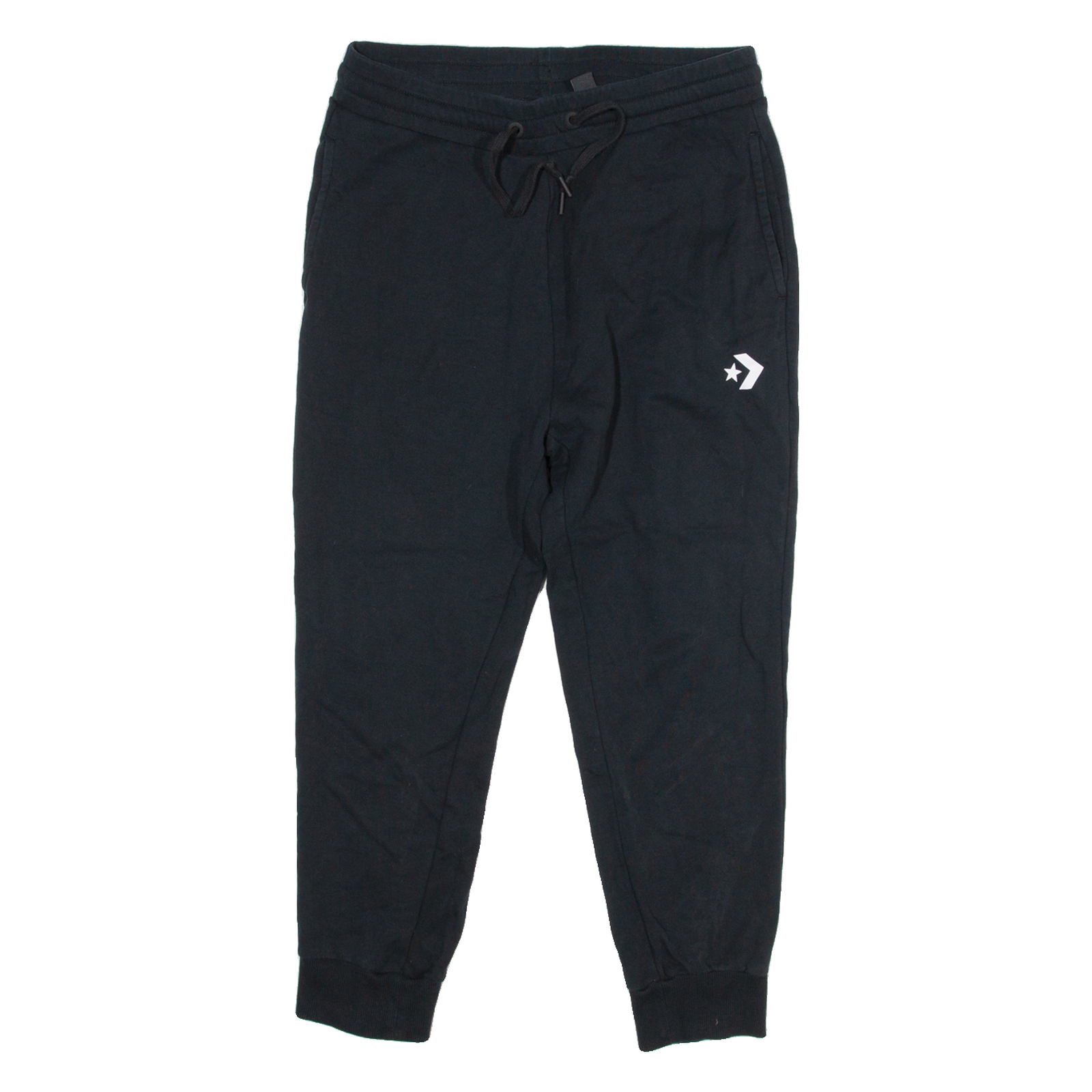 CONVERSE Womens Joggers Black Tapered S W30 L23 Refurbished - N/A refurbished available on Cerqular
