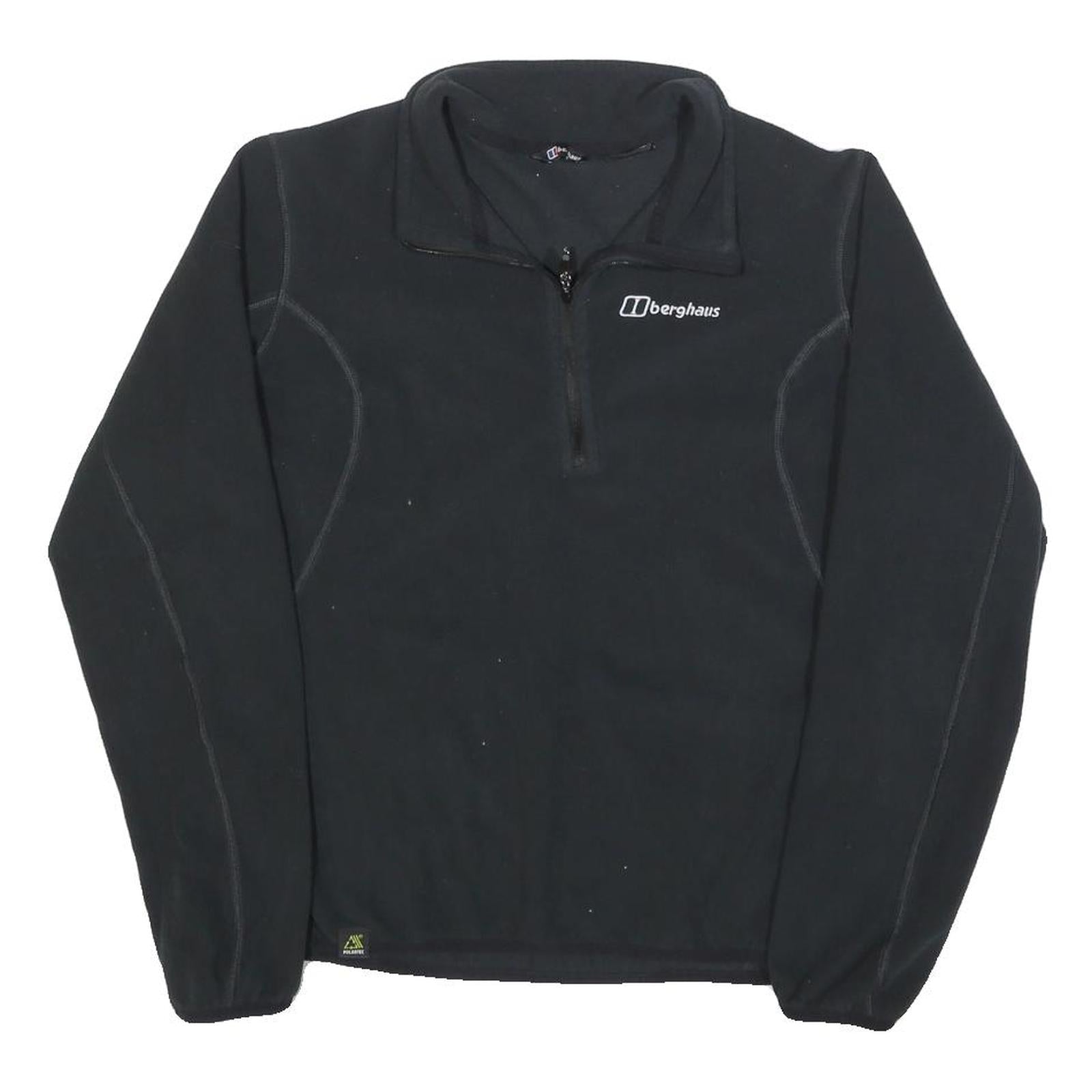 BERGHAUS Womens Black Plain Polyester Pullover Jumper UK 14 Outdoor Casual Refurbished - N/A refurbished available on Cerqular