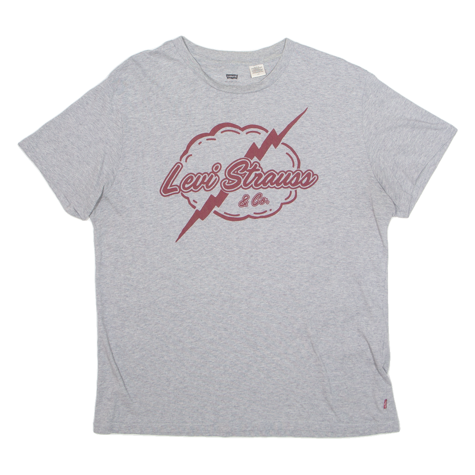 LEVI'S Womens T-Shirt Grey L Refurbished - N/A refurbished available on Cerqular