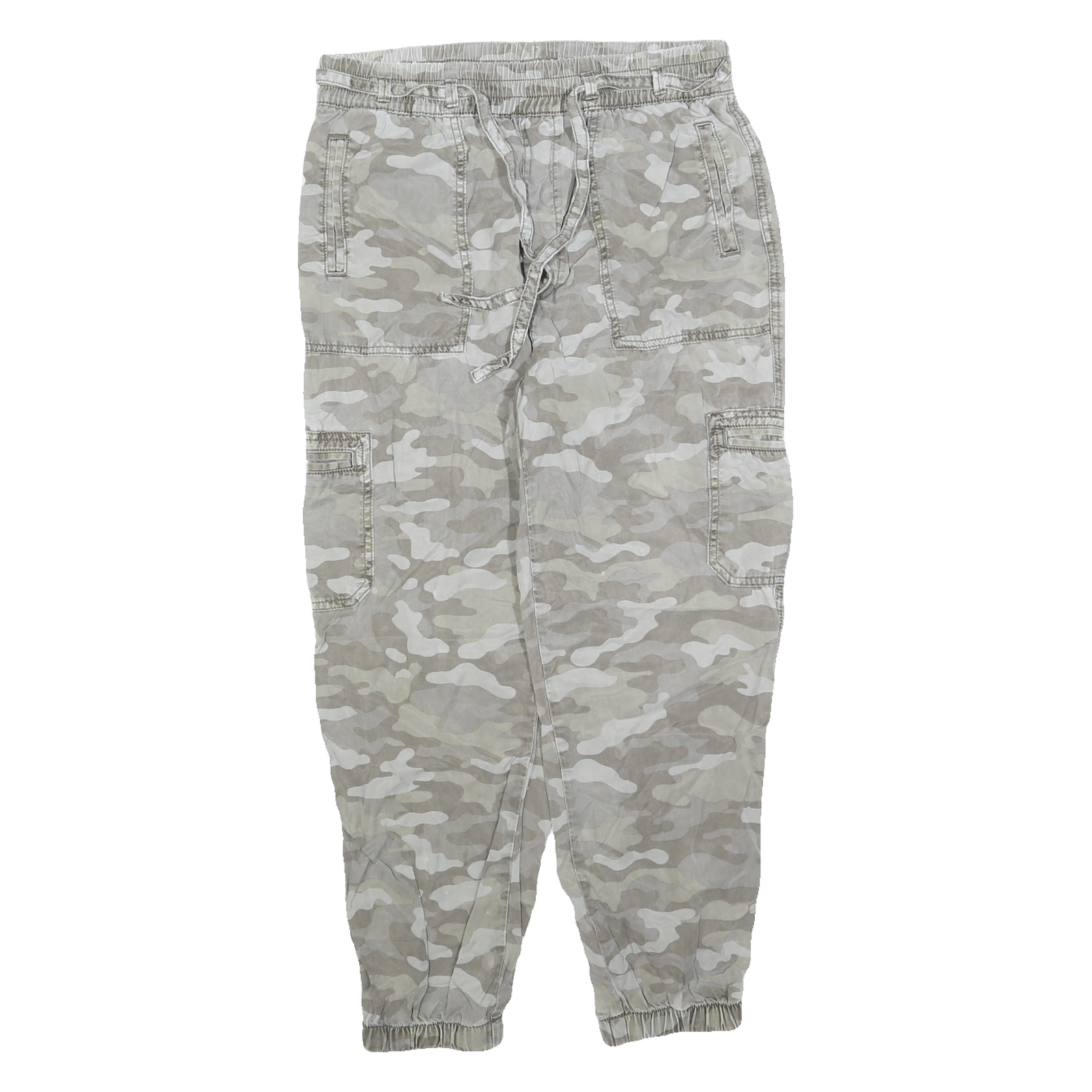 AMERICAN EAGLE Mens Cotton Blend Beige Camouflage Relaxed Cargo Trousers W30 L25 Refurbished - N/A refurbished available on Cerqular