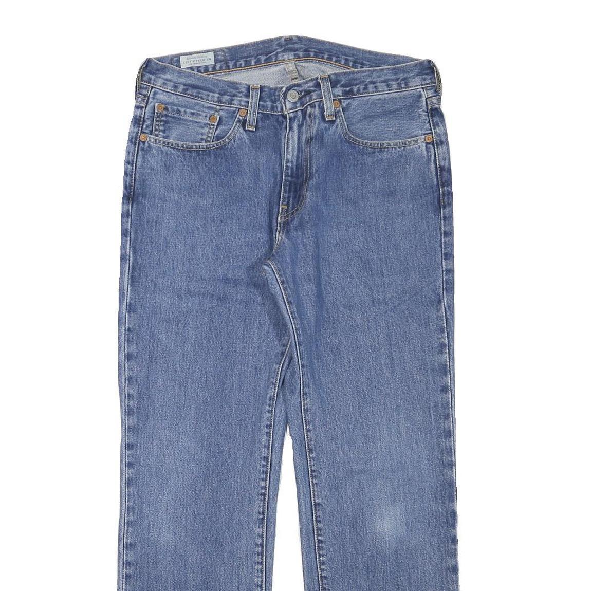 LEVI'S Mens Jeans Blue Regular Straight Denim Medium W30 L29 Casual Zip Refurbished - N/A refurbished available on Cerqular