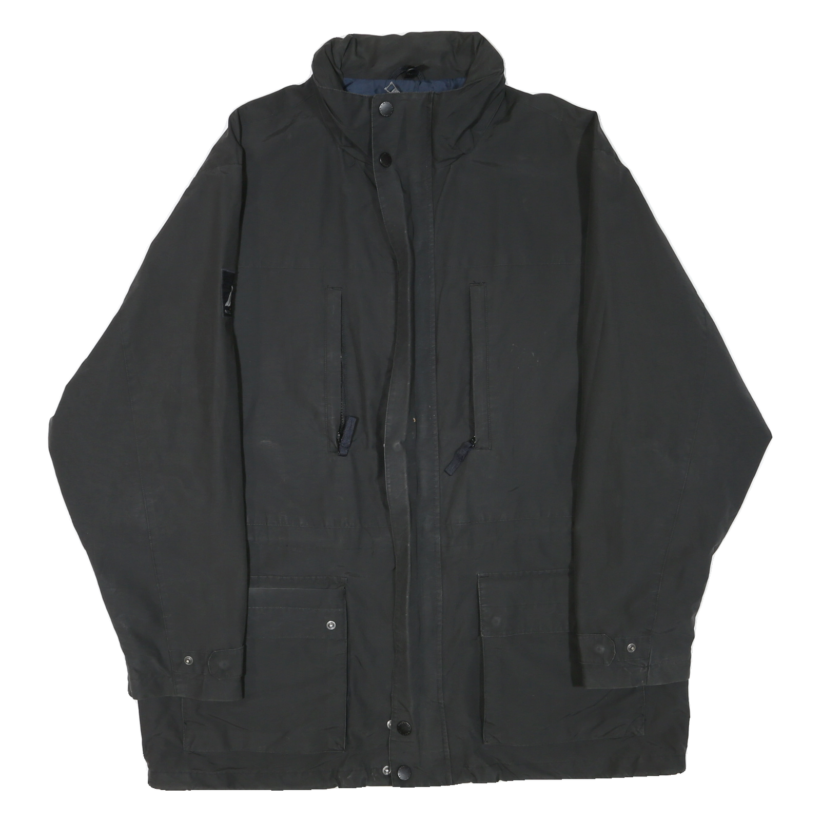 NAUTICA Mens Black Jacket XL Polyester Blend Zip Long Sleeve Plain Casual Refurbished - N/A refurbished available on Cerqular