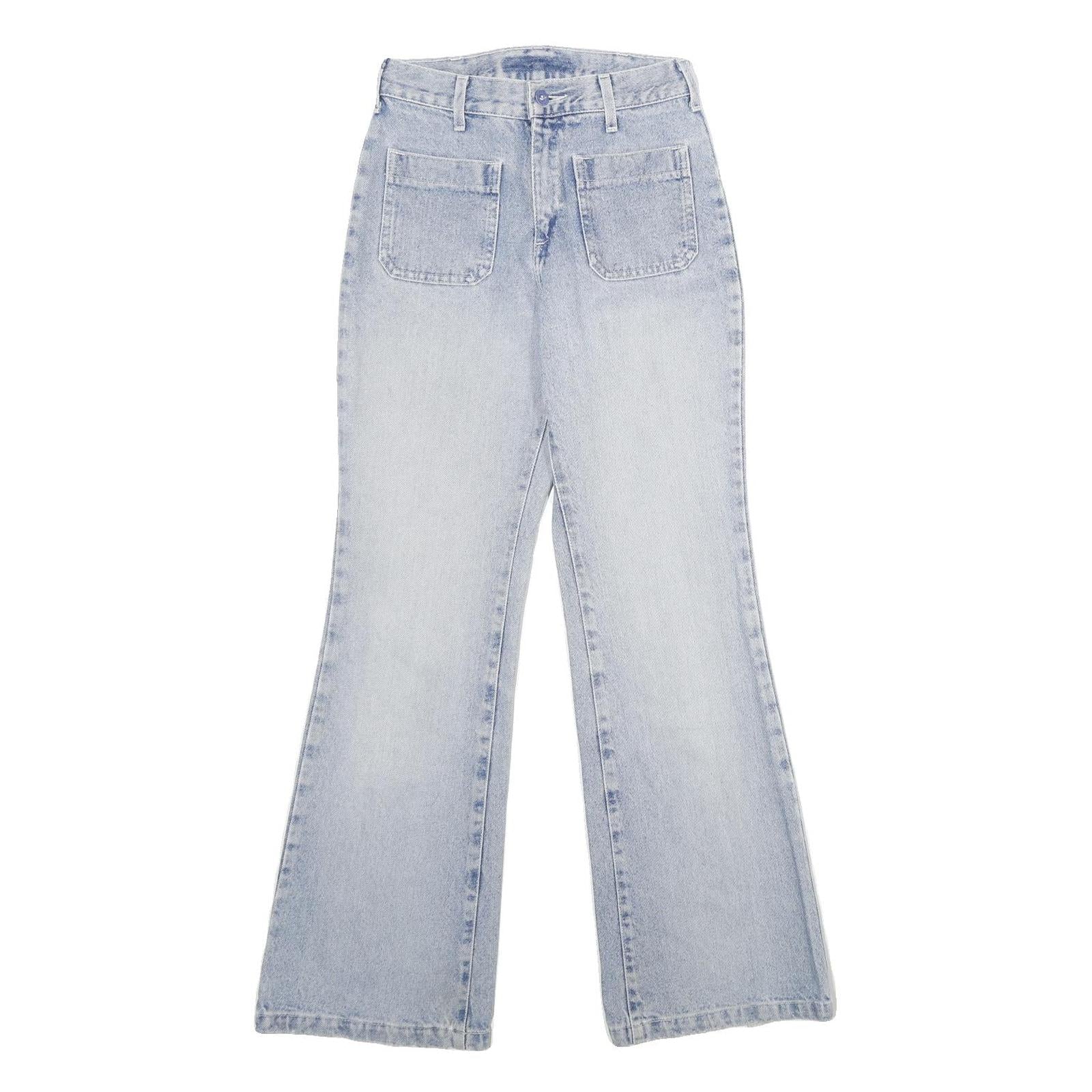 LEE COOPER Womens Jeans Light Blue Classic Wide-Leg Denim W24 L32 Comfort Fit Refurbished - N/A refurbished available on Cerqular