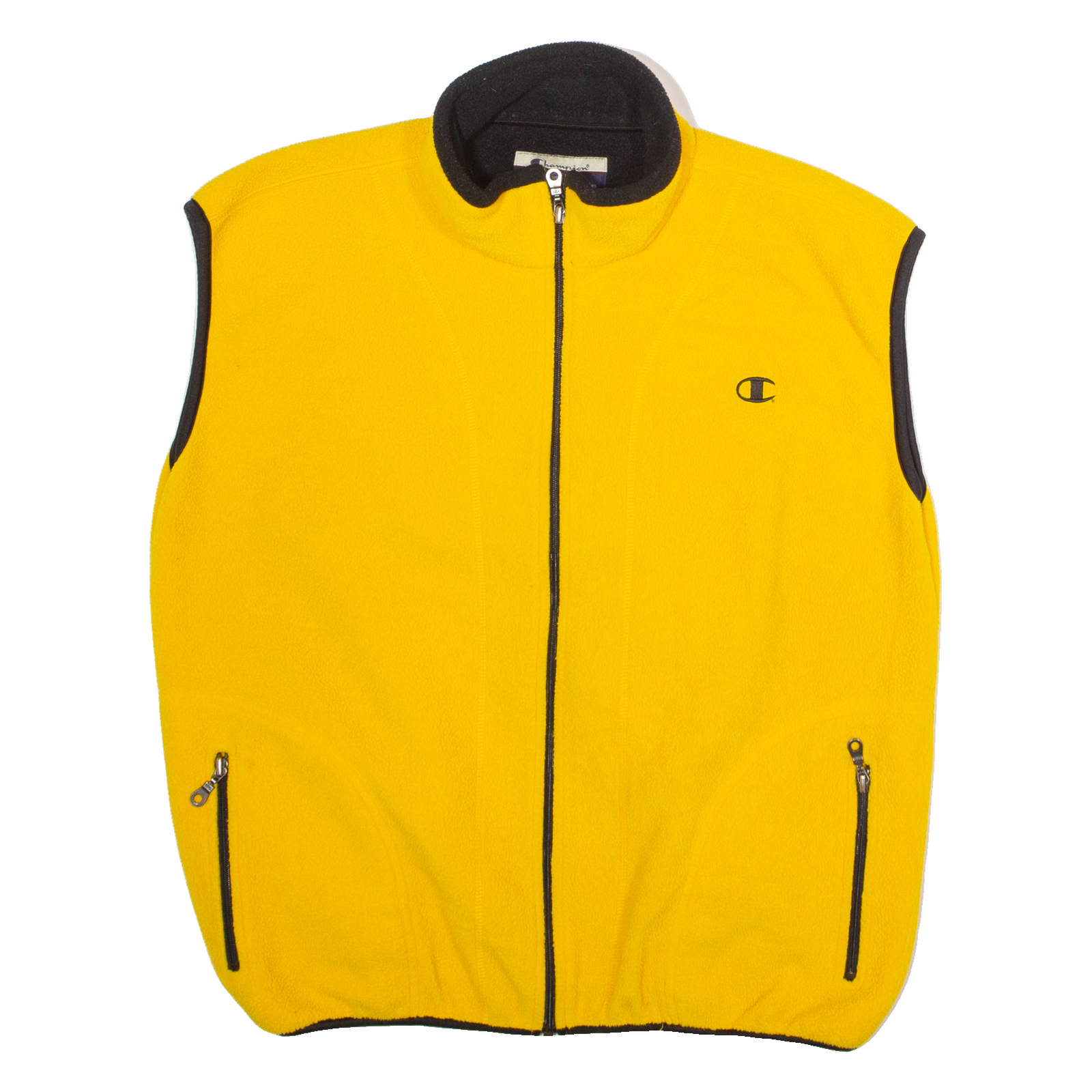 CHAMPION Mens Fleece Gilet Yellow L Refurbished - N/A refurbished available on Cerqular