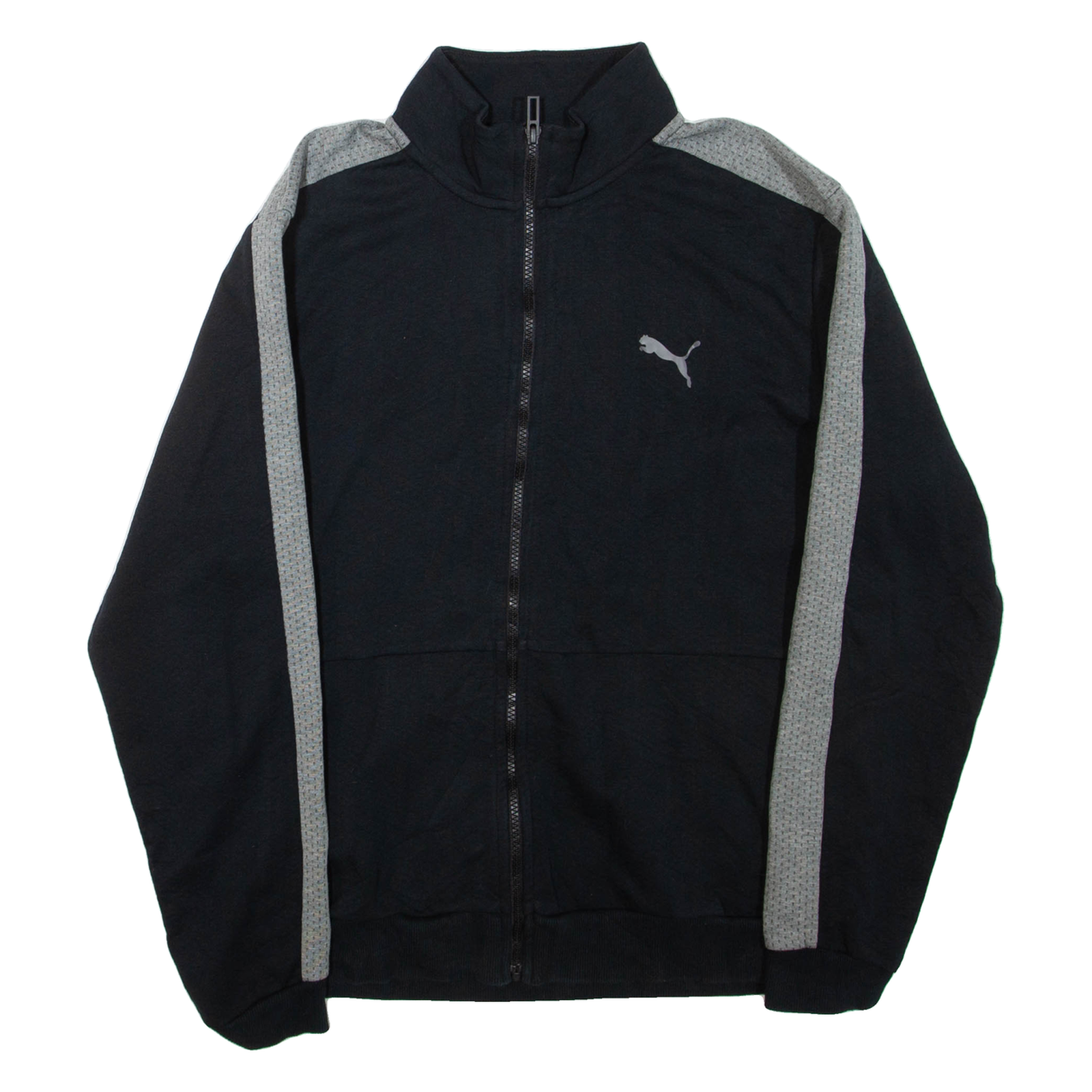 PUMA Mens Track Jacket Black L Refurbished - N/A refurbished available on Cerqular