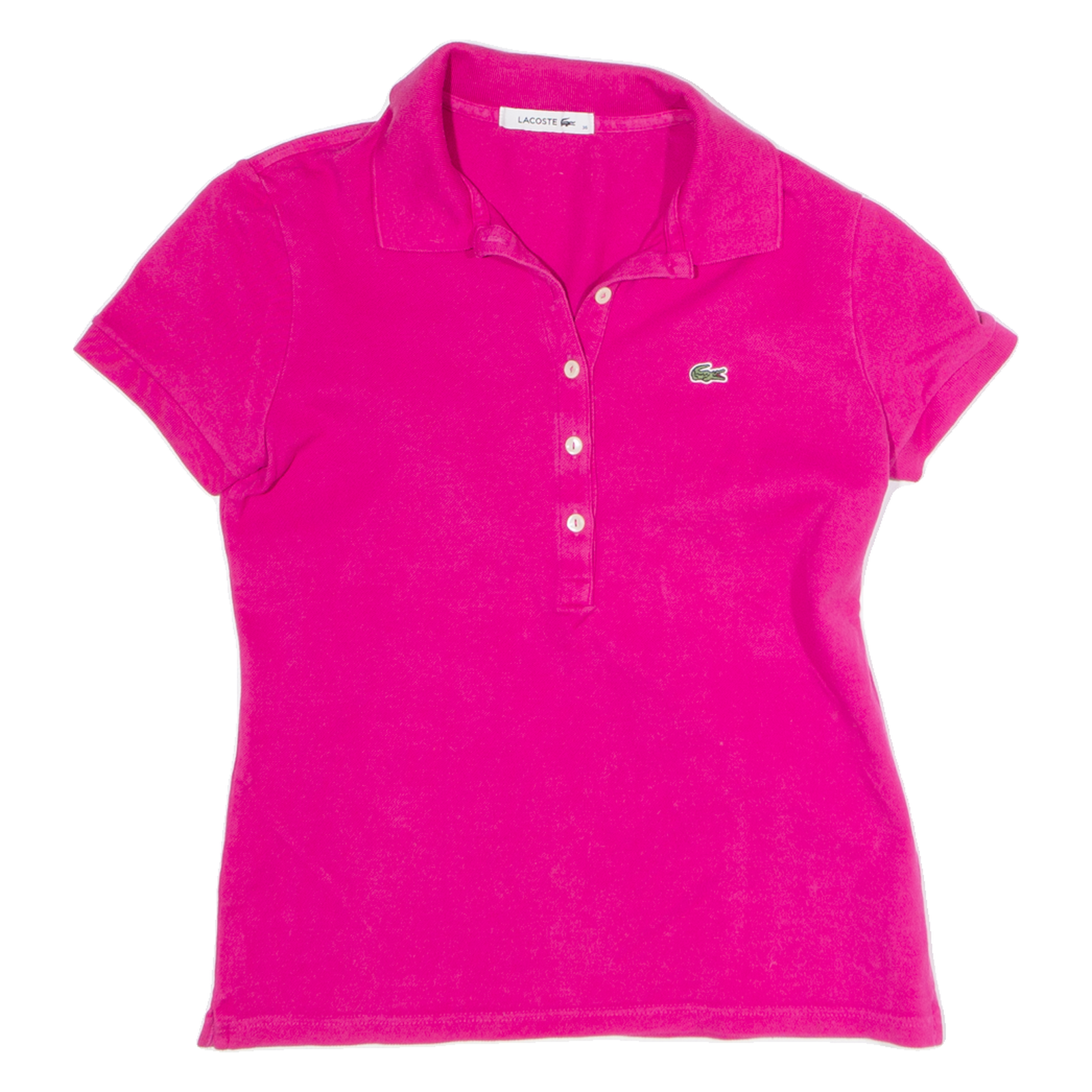 LACOSTE Womens Polo Shirt Pink XS Refurbished - N/A refurbished available on Cerqular