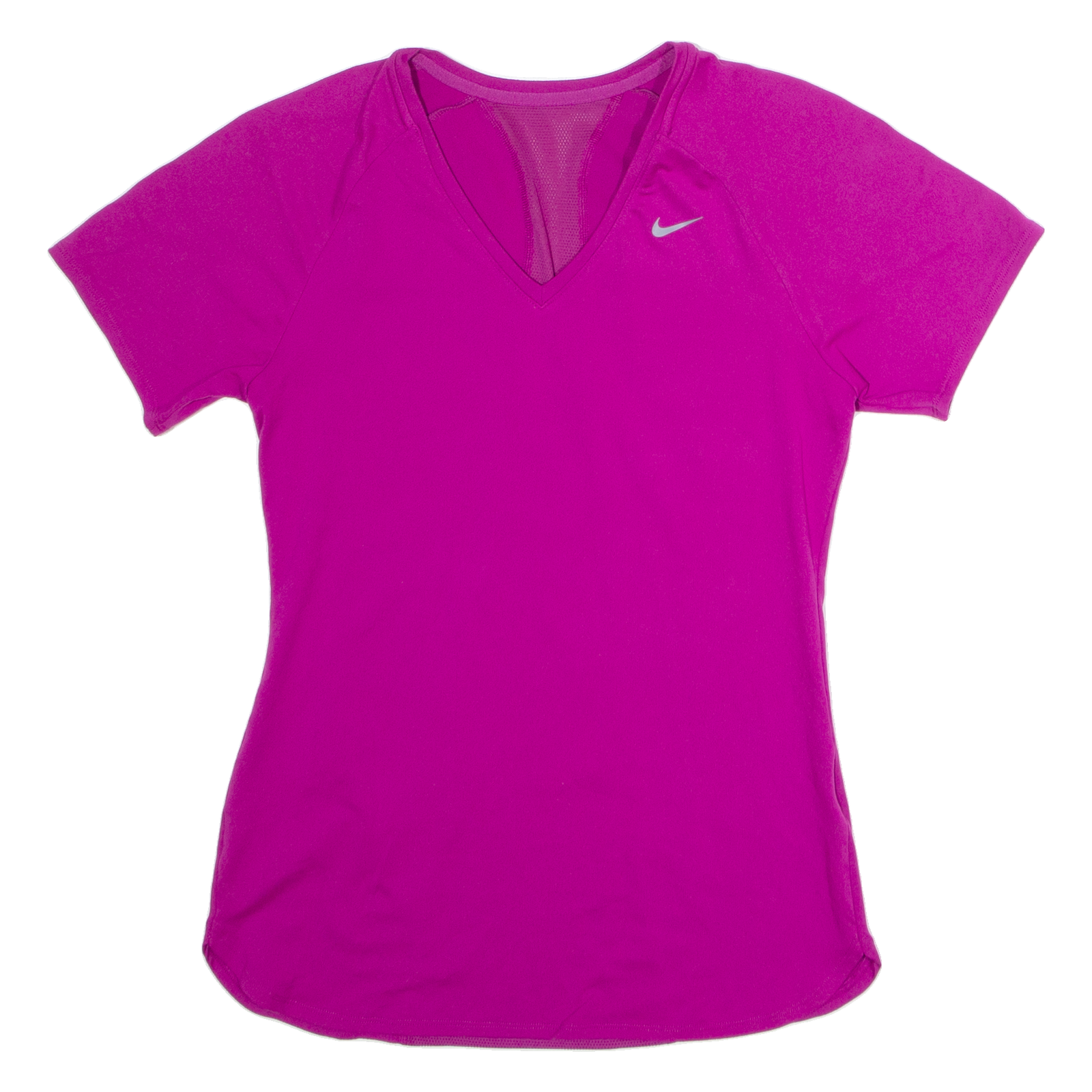 NIKE Womens T-Shirt Pink V-Neck XS Refurbished - N/A refurbished available on Cerqular