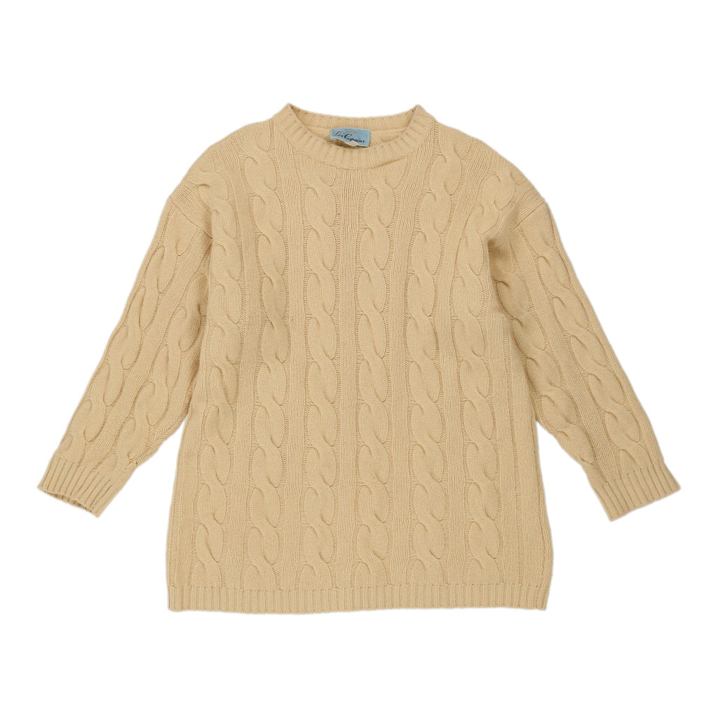 Les Copains Jumper - XL Yellow Wool Blend Refurbished - Thrifted (note: this is a term often used to describe second- refurbished available on Cerqular