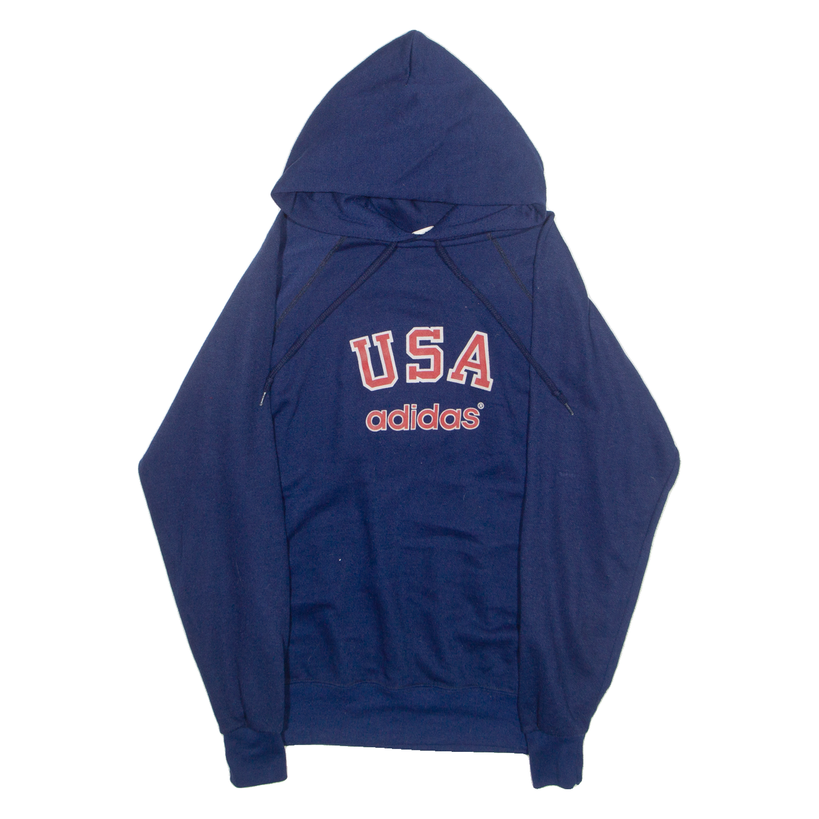 ADIDAS Womens Blue Hoodie 90s USA L Refurbished - N/A refurbished available on Cerqular