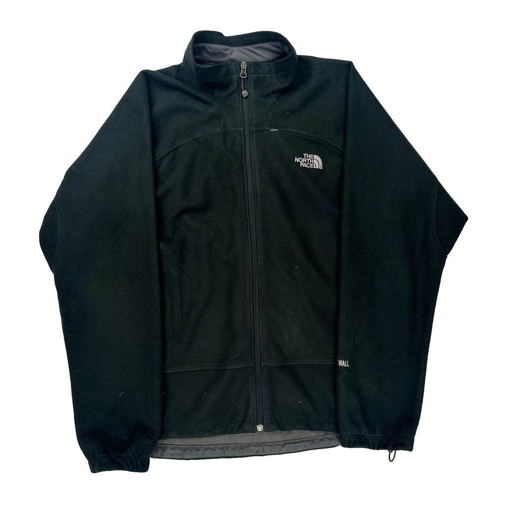 The North Face Fleece Jacket - XL Black Polyester Refurbished - Thrifted (note: this is a term often used to describe second- refurbished available on Cerqular