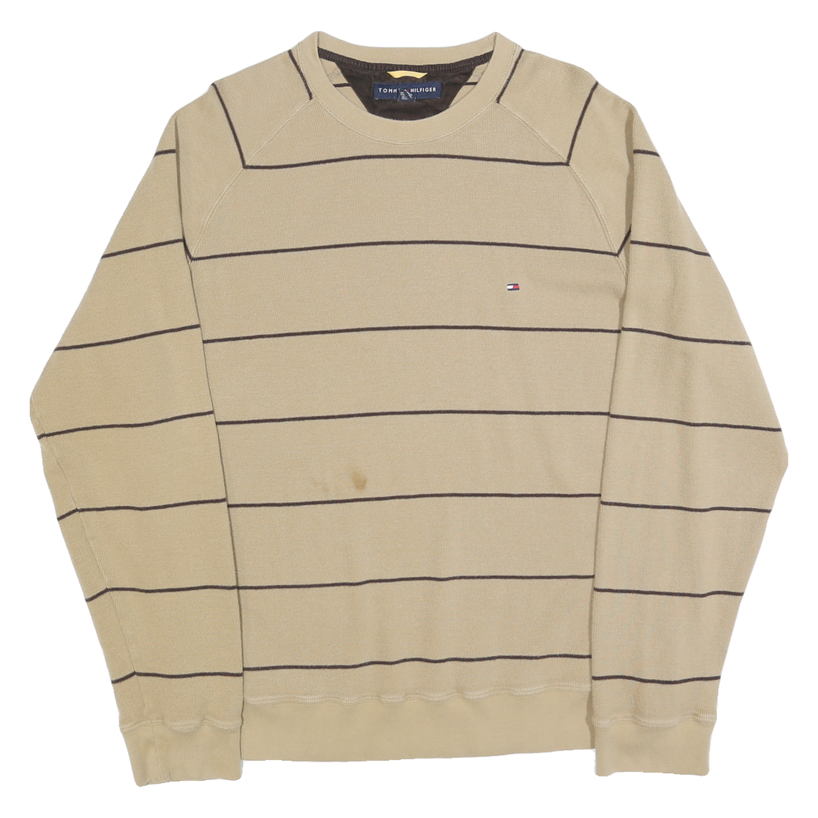 Buy TOMMY HILFIGER Mens Beige Striped Pullover Plain Crew Neck Basic Knit XL Jumper Refurbished - $25.99 TOMMY HILFIGER Mens Beige Striped Pullover Plain Crew Neck Basic Knit XL Jumper Refurbished - N/A refurbished available on Cerqular