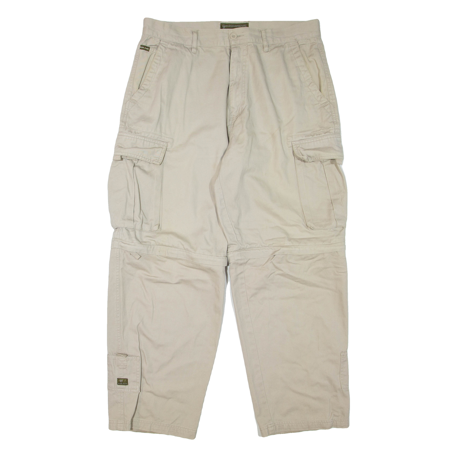 Cargo Mens Trousers Beige Regular Straight W34 L29 Refurbished - N/A refurbished available on Cerqular