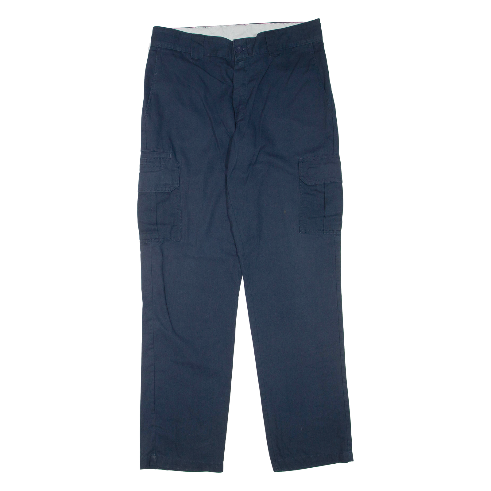 DICKIES Cargo Mens Trousers Blue Regular Straight W32 L33 Refurbished - N/A refurbished available on Cerqular