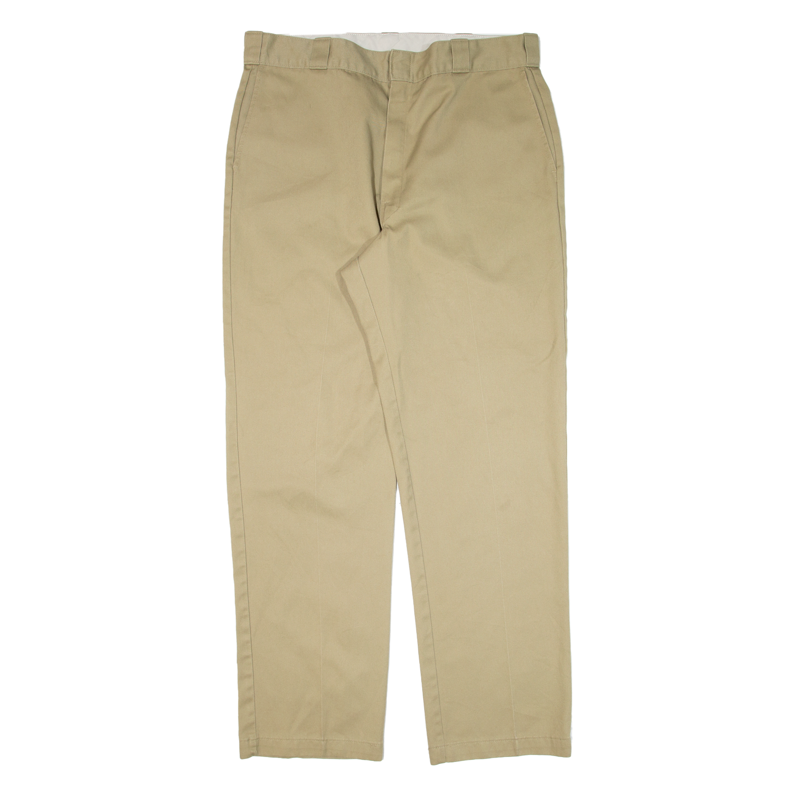 DICKIES Workwear Mens Trousers Beige Regular Straight W36 L32 Refurbished - N/A refurbished available on Cerqular
