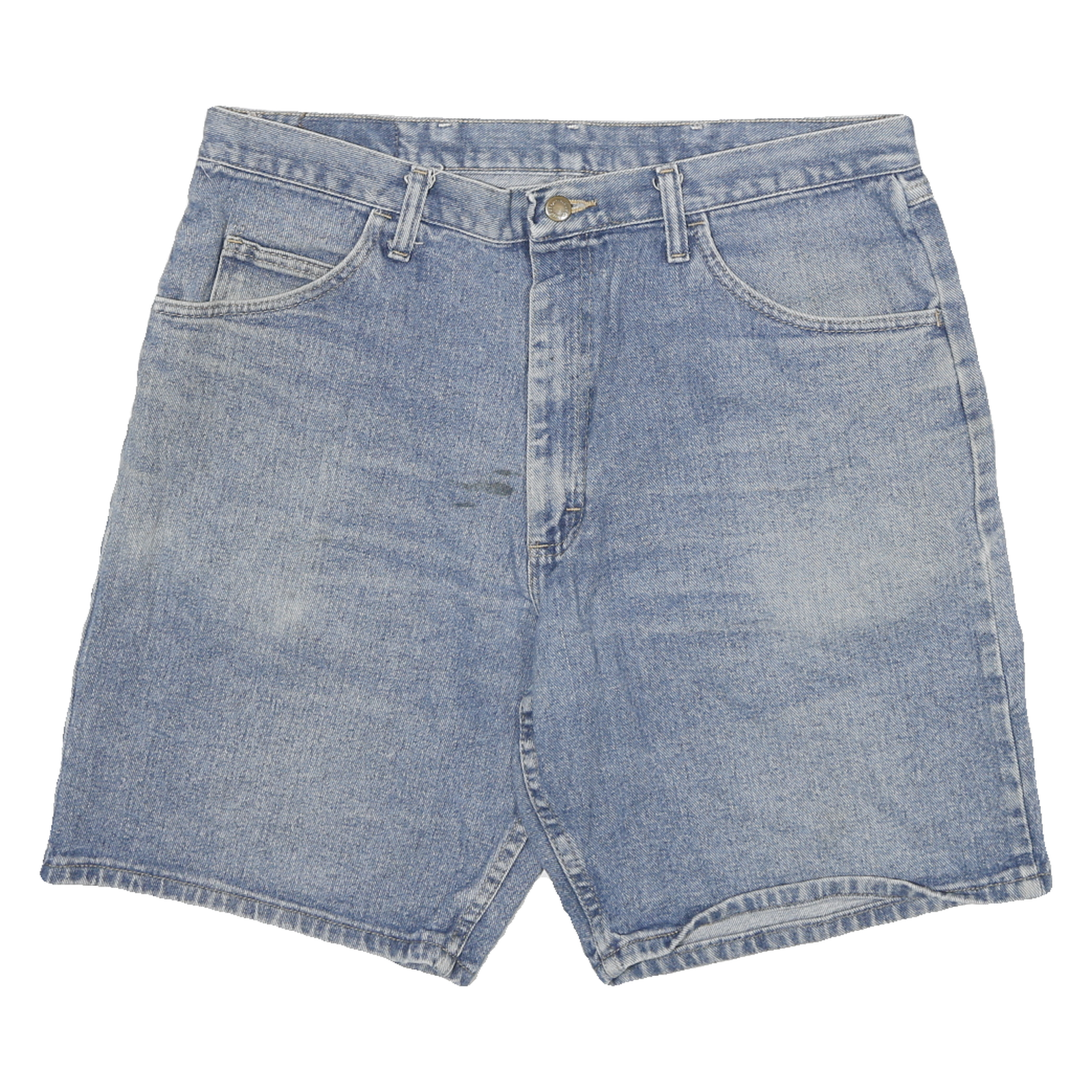WRANGLER Mens Shorts Blue Denim 2XL W36 Casual Classic Cotton Summer Refurbished - N/A refurbished available on Cerqular