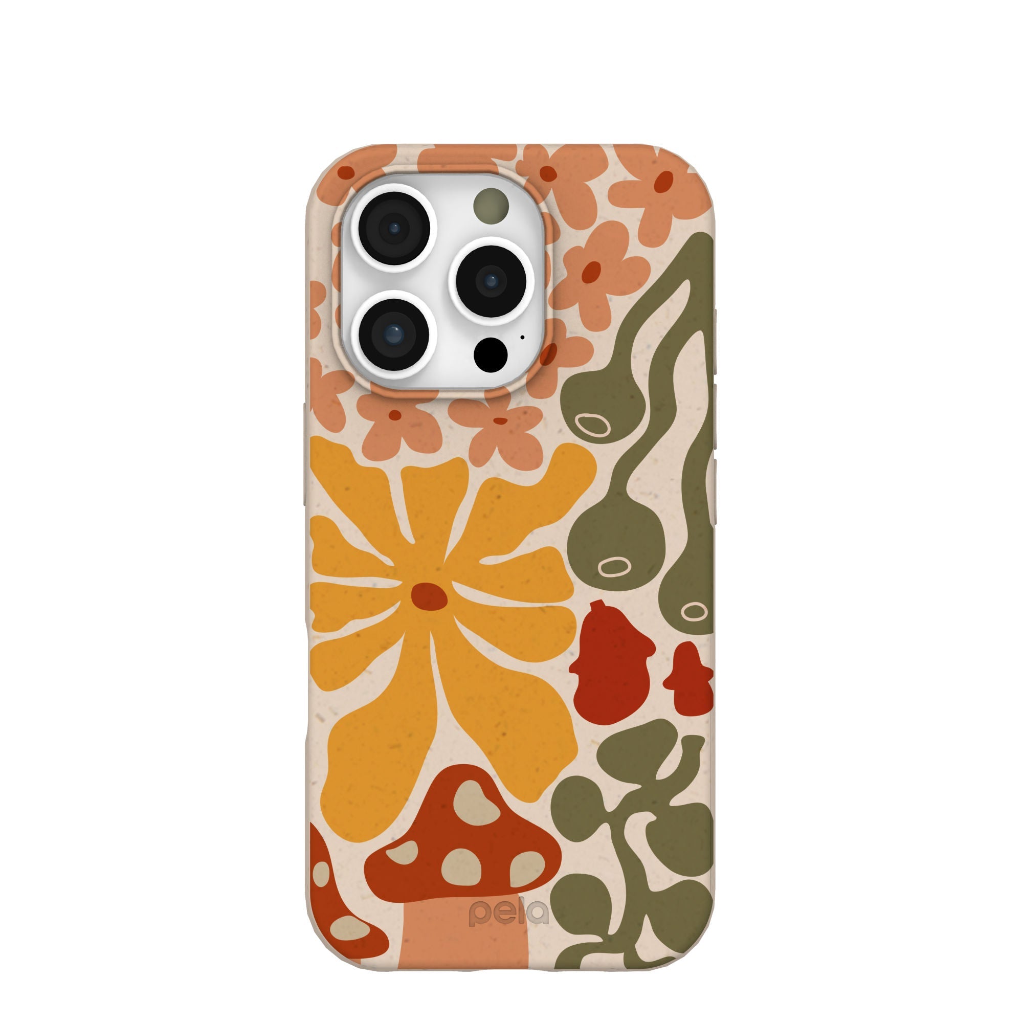 Seashell Fall Flourish iPhone 16 Pro Case Refurbished - Pela Case refurbished available on Cerqular