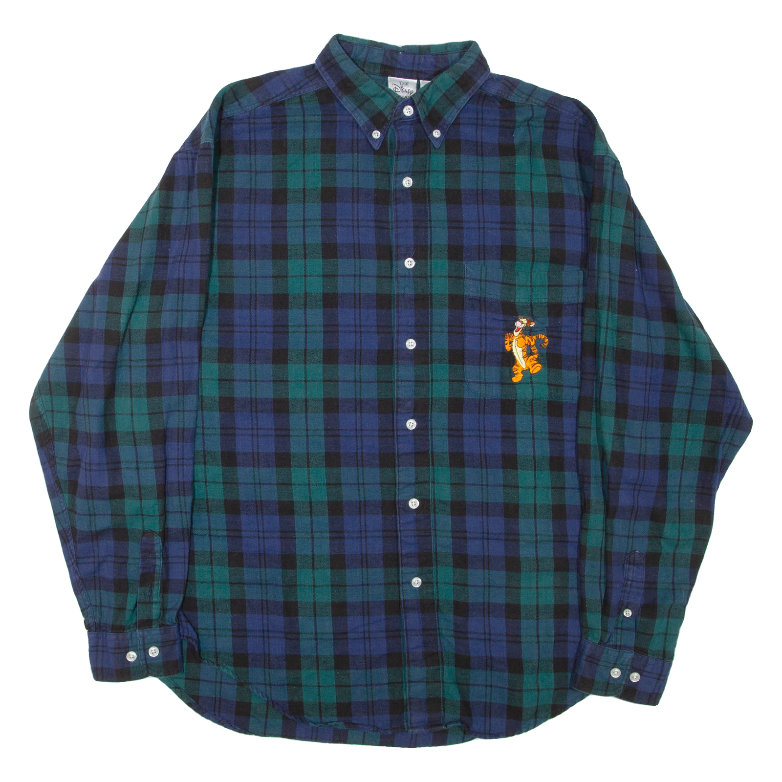 Buy DISNEY Mens Shirt Blue Check Long Sleeve L Refurbished - $28.59 DISNEY Mens Shirt Blue Check Long Sleeve L Refurbished - N/A refurbished available on Cerqular