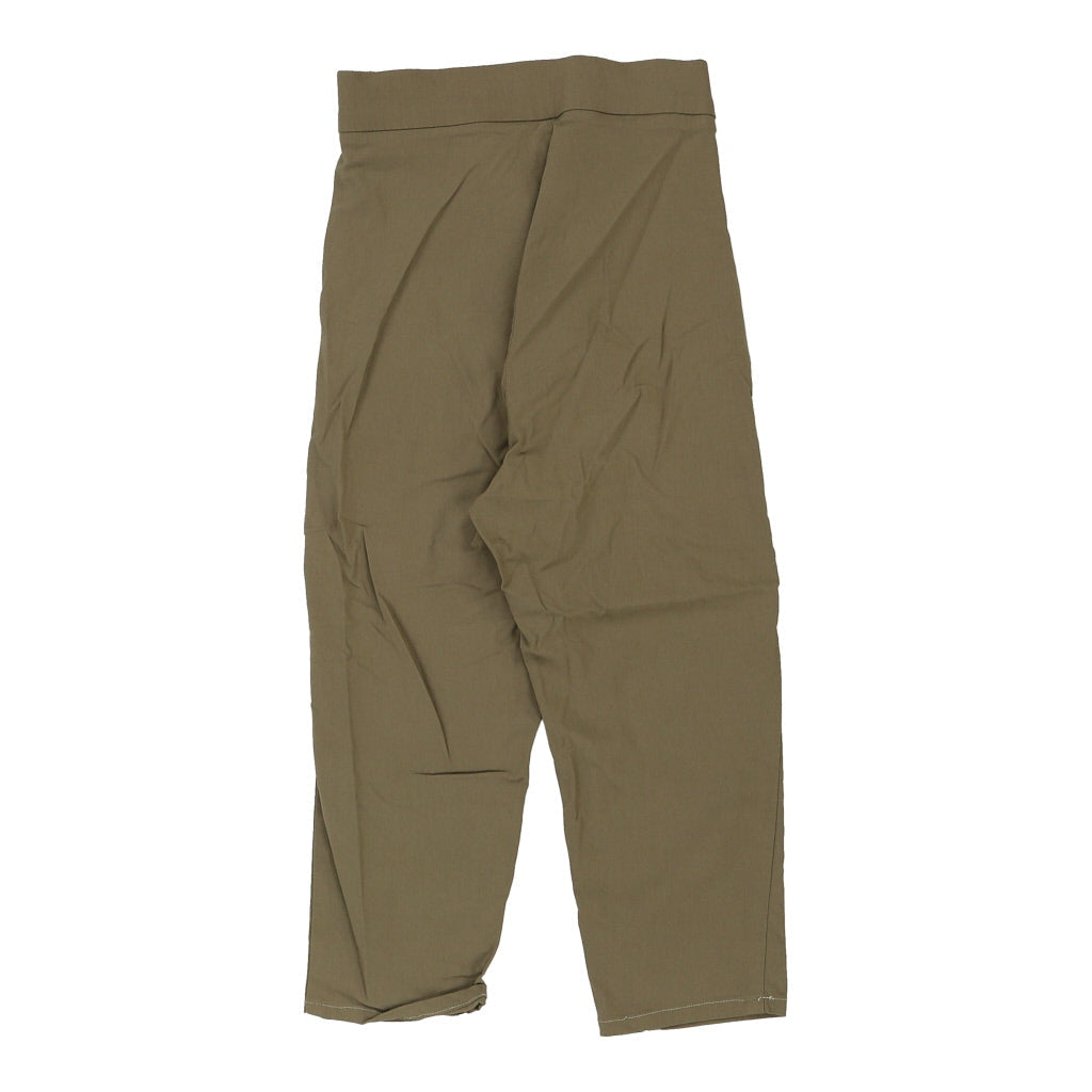 Terranova Trousers - Small Khaki Polyester Blend Refurbished - Thrifted (note: this is a term often used to describe second- refurbished available on Cerqular
