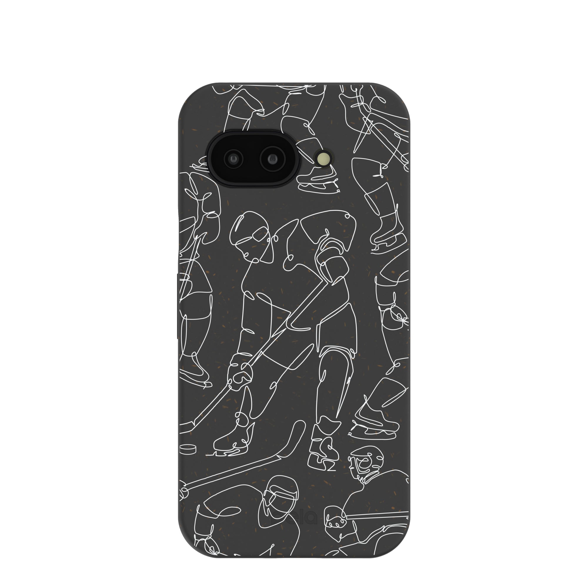 Black Play Sketch Google Pixel 9a Case Refurbished - Pela Case refurbished available on Cerqular