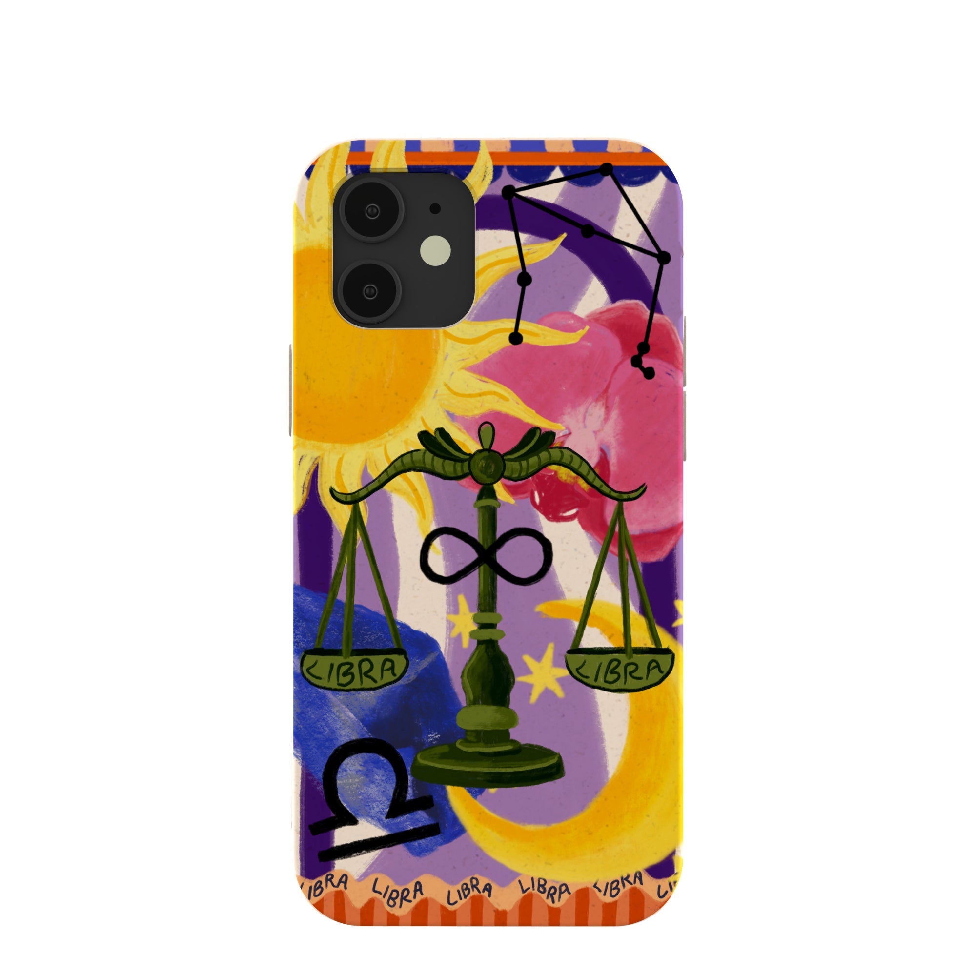 Seashell Libra Scale iPhone 12/ iPhone 12 Pro Case Refurbished - Pela Case refurbished available on Cerqular