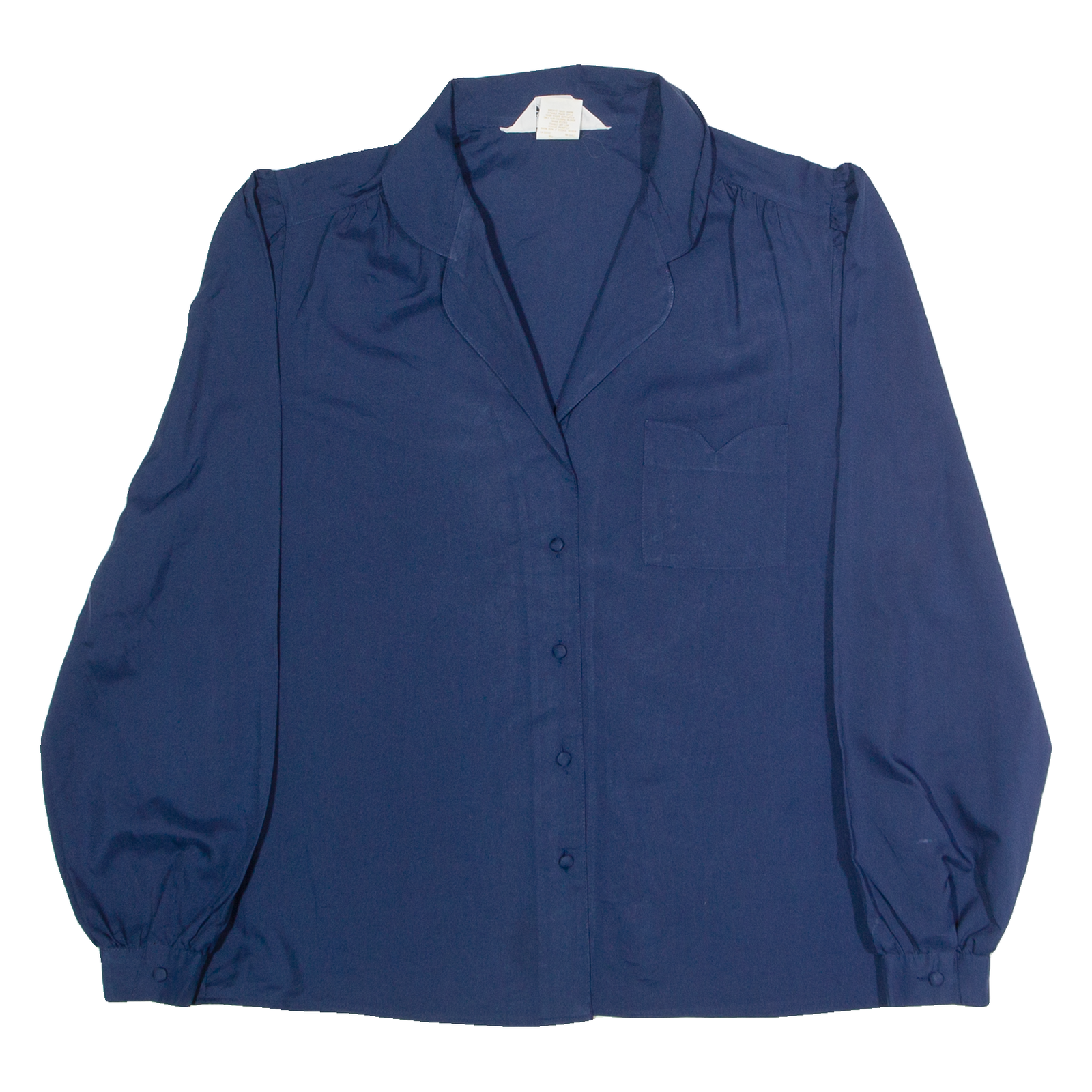 JASAHA Womens Plain Shirt Blue Long Sleeve S Refurbished - N/A refurbished available on Cerqular