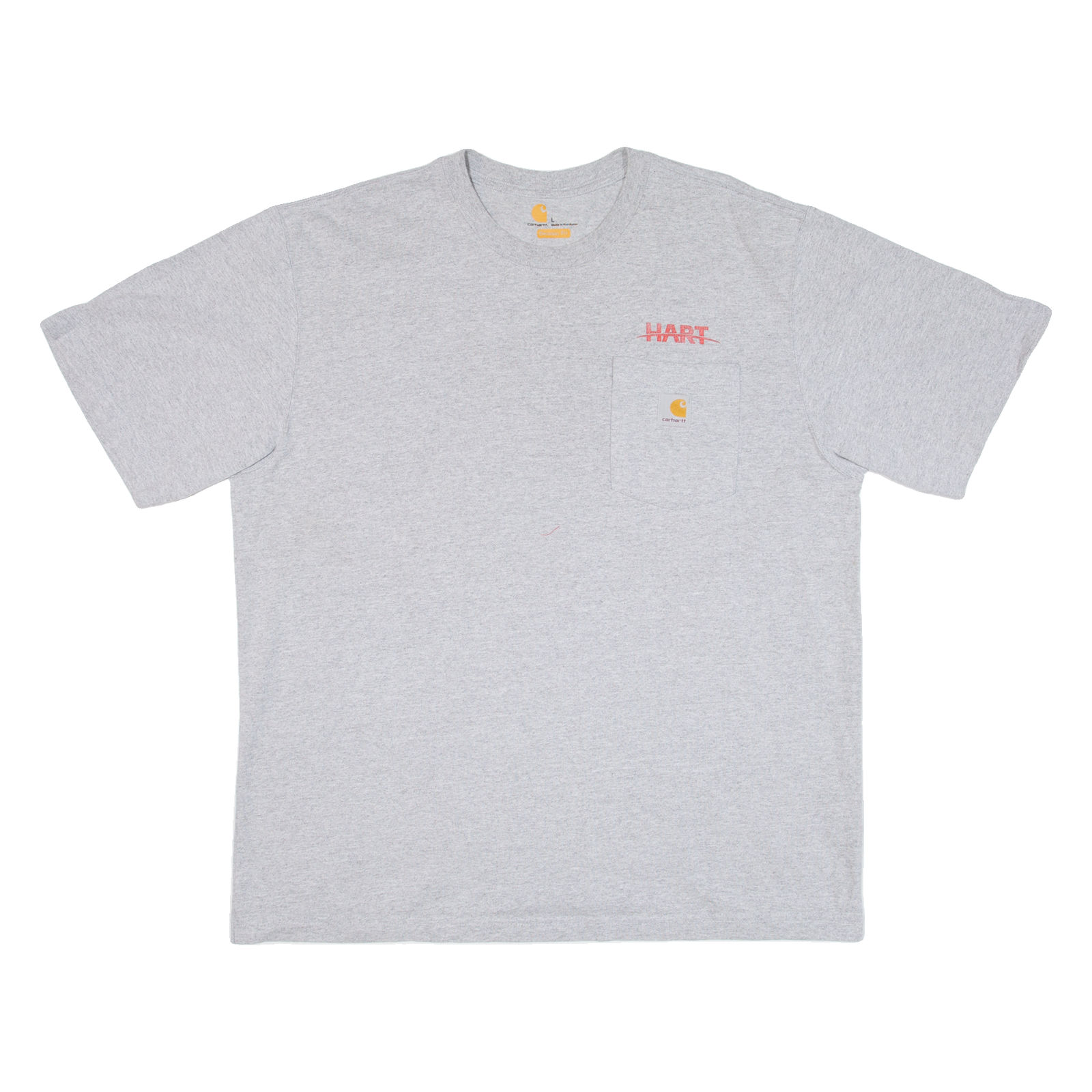 CARHARTT Hart Mens T-Shirt Grey L Refurbished - N/A refurbished available on Cerqular