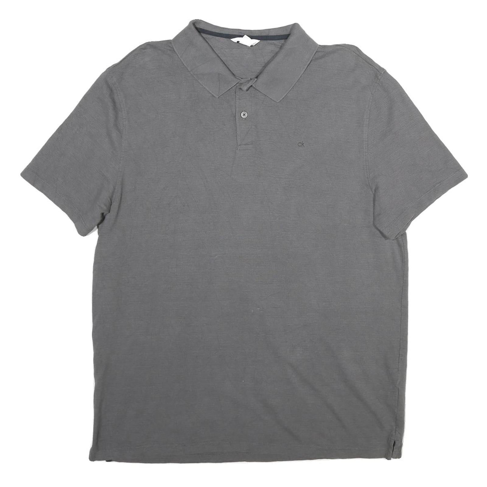 Buy CALVIN KLEIN Mens Grey Short Sleeve Plain Polo Shirt XL Cotton Casual Refurbished - $24.69 CALVIN KLEIN Mens Grey Short Sleeve Plain Polo Shirt XL Cotton Casual Refurbished - N/A refurbished available on Cerqular