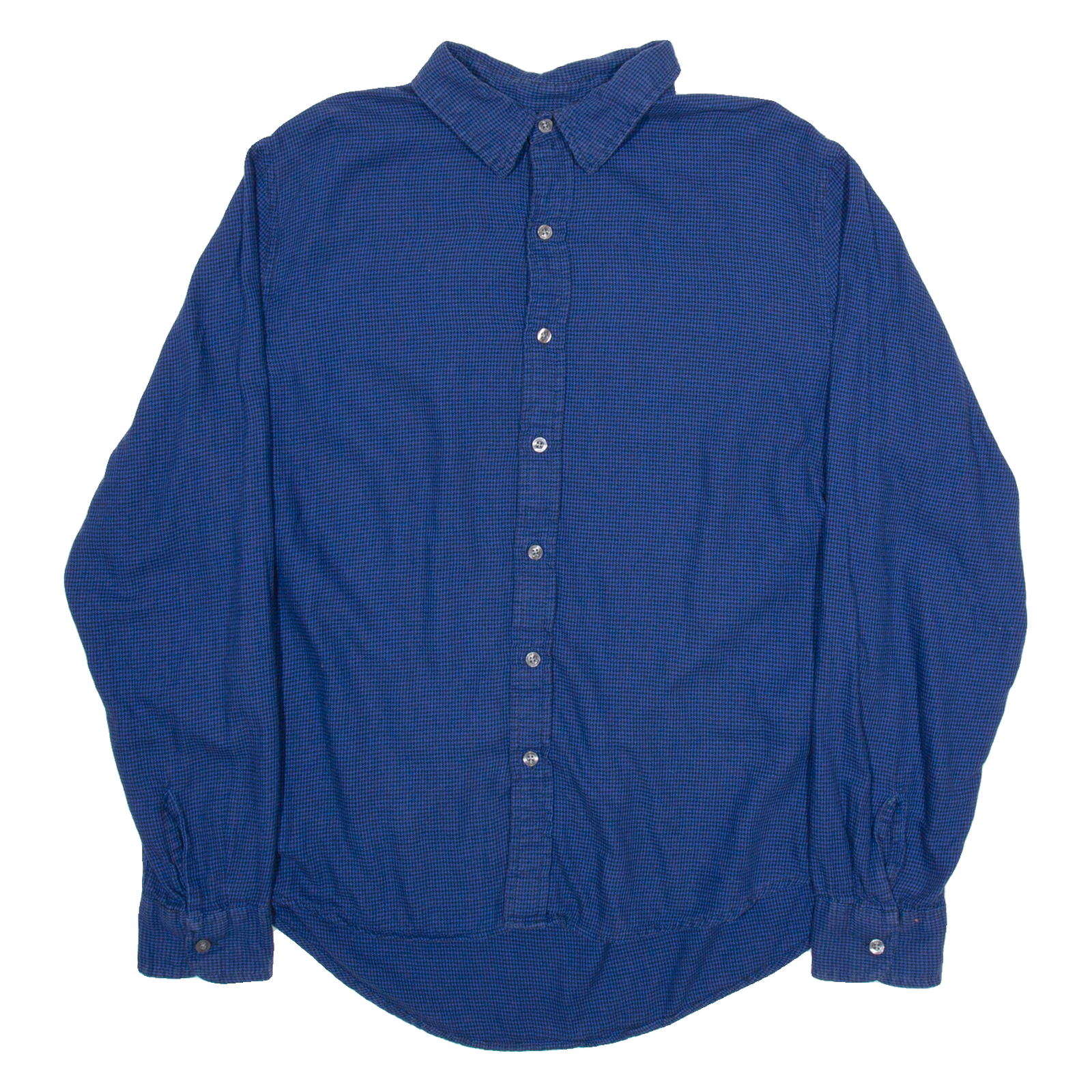 LEVI'S Mens Shirt Blue Check Long Sleeve L Refurbished - N/A refurbished available on Cerqular