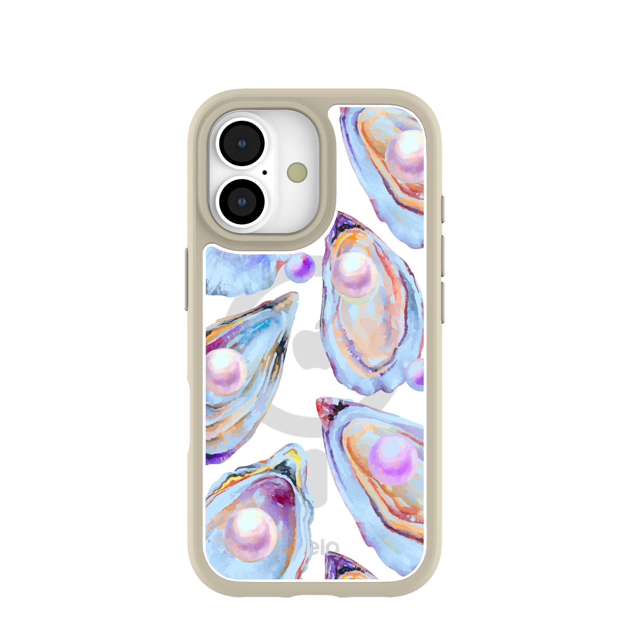Clear Twilight Pearl iPhone 17 Case With London Fog Ridge (MagSafe included) Refurbished - Pela Case refurbished available on Cerqular