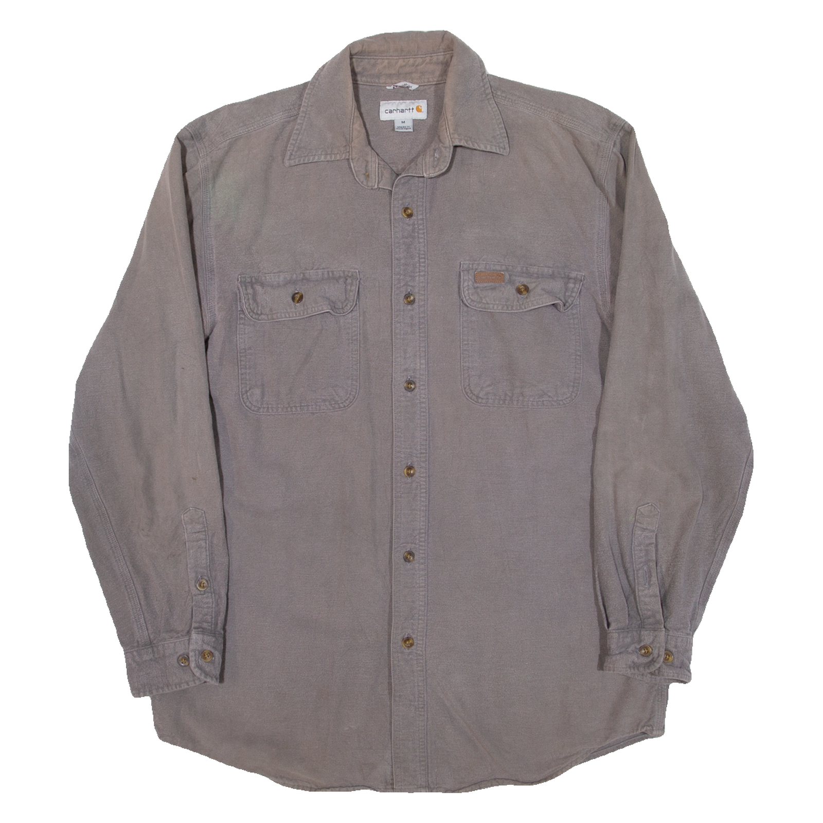 CARHARTT Mens Worker Shirt Grey Long Sleeve M Refurbished - N/A refurbished available on Cerqular