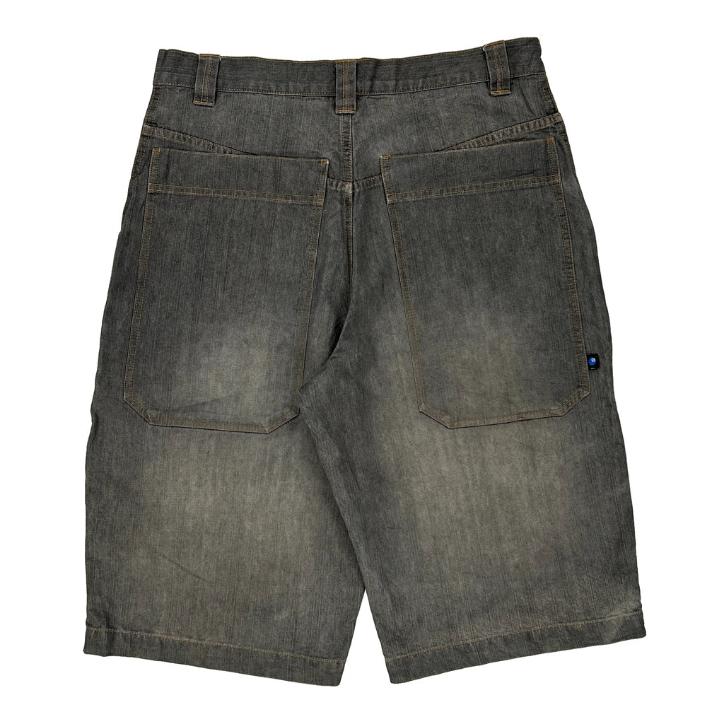 Buy Joe Boxer Denim Shorts - 32W 12L Grey Cotton Blend Refurbished - $50.91 Joe Boxer Denim Shorts - 32W 12L Grey Cotton Blend Refurbished - Thrifted (note: this is a term often used to describe second- refurbished available on Cerqular