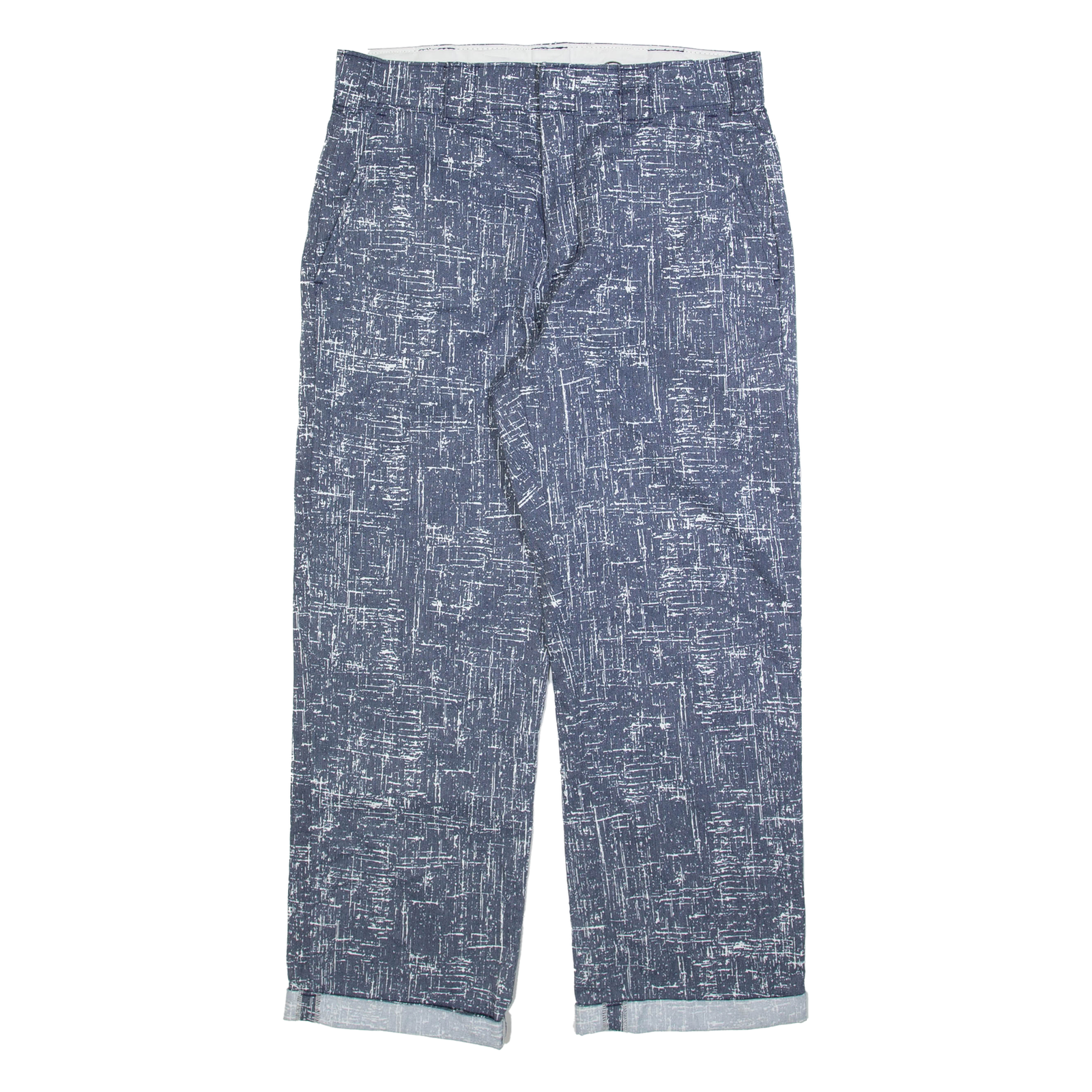DICKIES Mens Trousers Blue Regular Straight W32 L27 Refurbished - N/A refurbished available on Cerqular