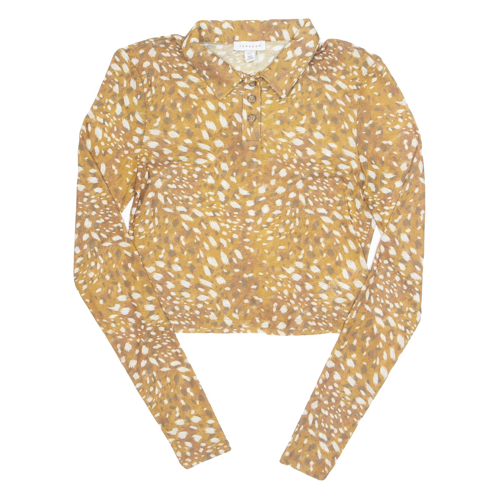 Buy TOPSHOP Womens Printed Top Brown Long Sleeve Spotted UK 12 Refurbished - $16.89 TOPSHOP Womens Printed Top Brown Long Sleeve Spotted UK 12 Refurbished - N/A refurbished available on Cerqular