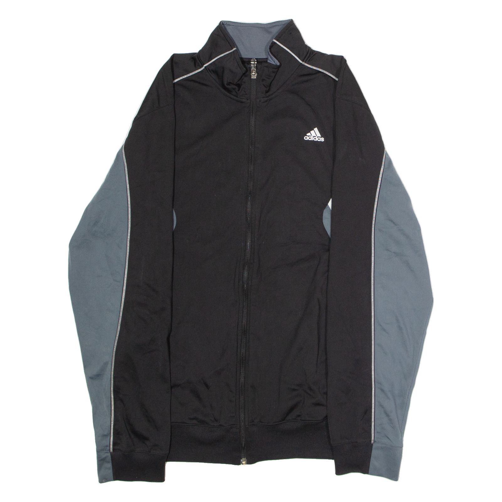 ADIDAS Mens Track Jacket Black Colourblock M Refurbished - N/A refurbished available on Cerqular