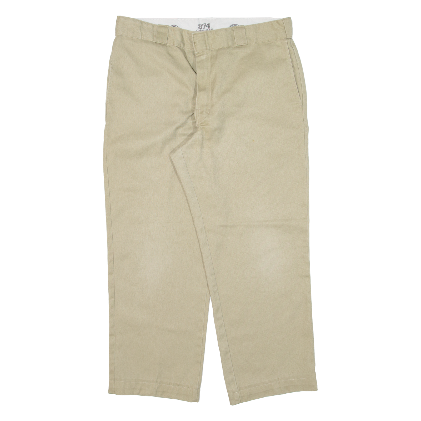 DICKIES 874 Workwear Mens Trousers Beige Regular Straight W34 L25 Refurbished - N/A refurbished available on Cerqular