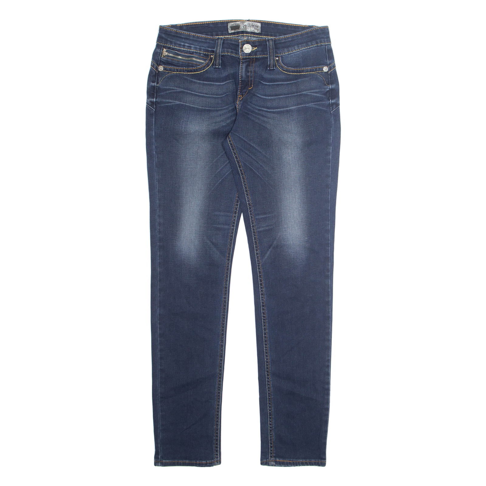 LEVI'S Womens Jeans Blue Regular Tapered Stone Wash W29 L32 Refurbished - N/A refurbished available on Cerqular