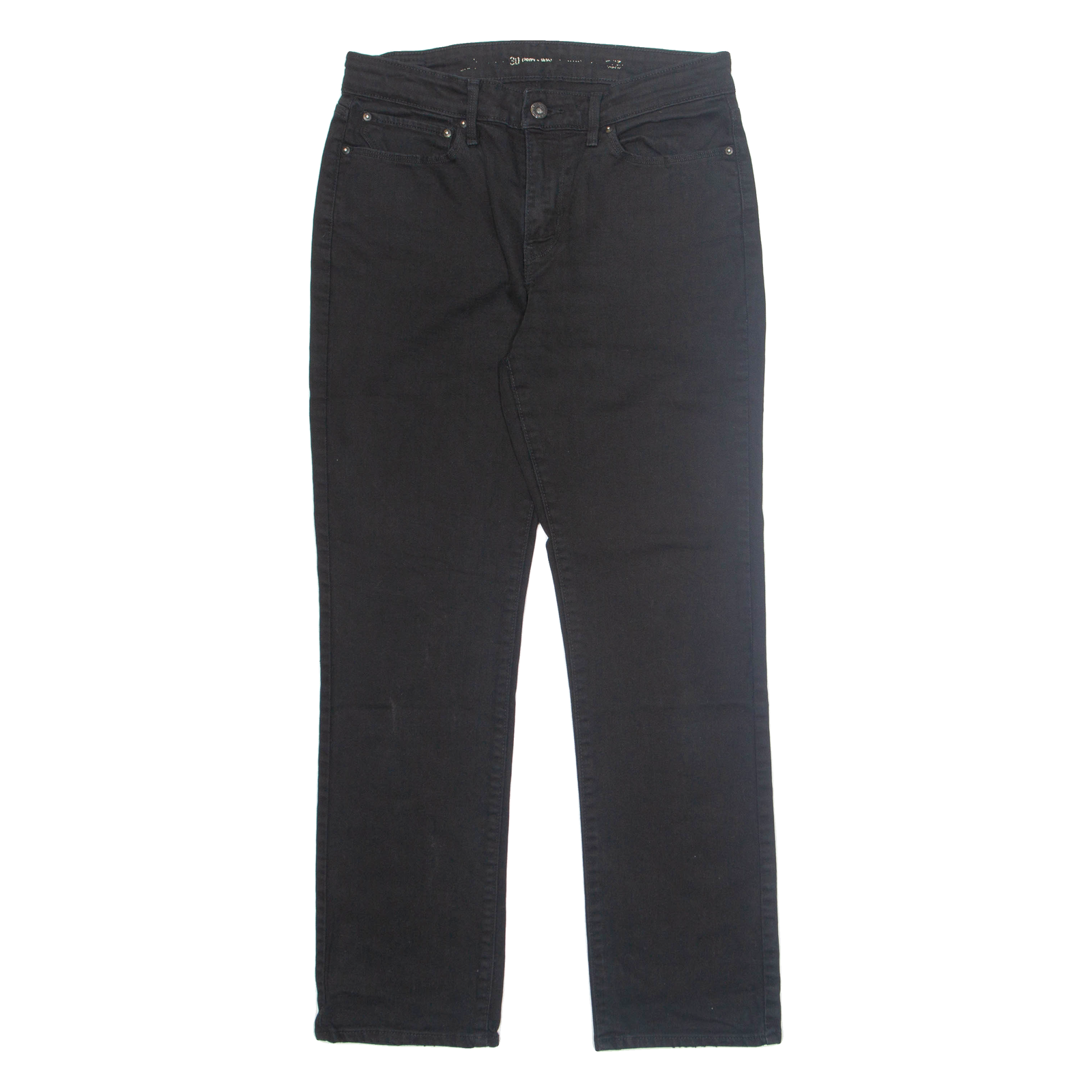 LEVI'S Womens Jeans Black Regular Tapered W30 L30 Refurbished - N/A refurbished available on Cerqular