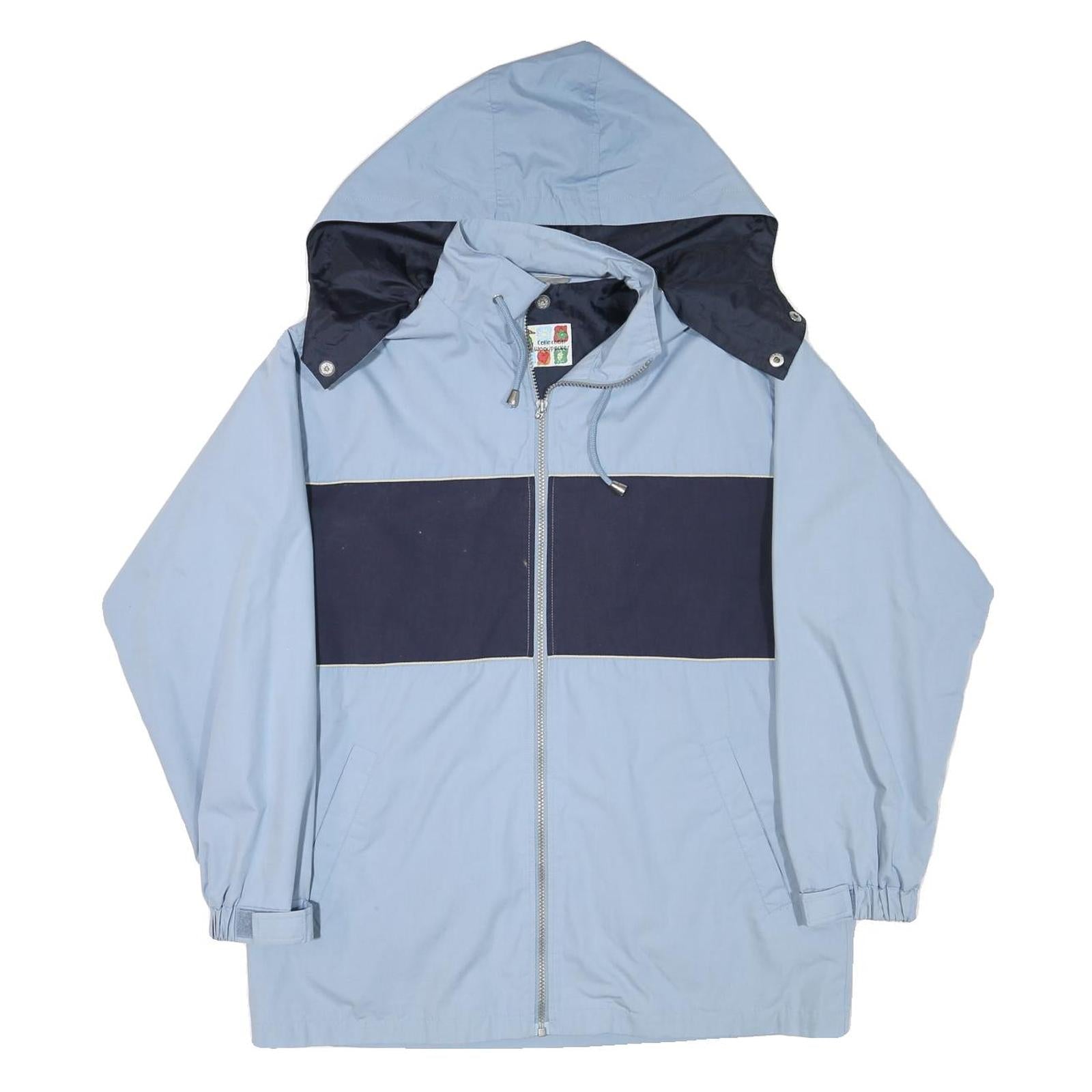 COLLECTION WOODPECKER Mens Blue & Navy Zip Jacket L Polyester Blend Casual Refurbished - N/A refurbished available on Cerqular
