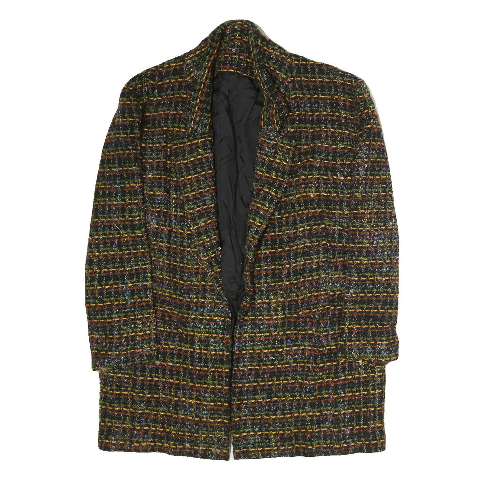 Buy Womens Black & Multi Wool Classic Jacket L Woven Checked Pattern Refurbished - $48.09 Womens Black & Multi Wool Classic Jacket L Woven Checked Pattern Refurbished - N/A refurbished available on Cerqular