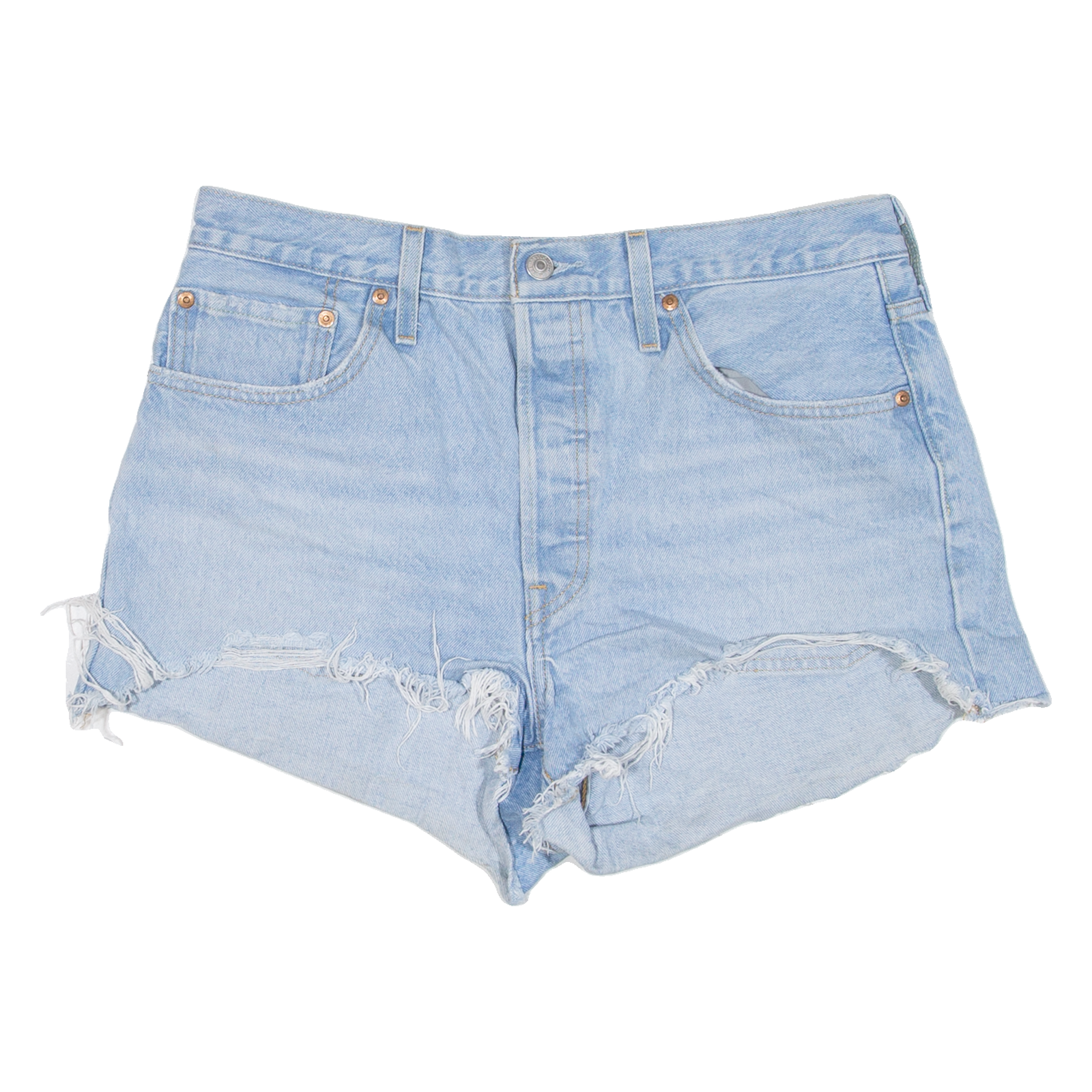 LEVI'S 501 BIG E Womens Denim Shorts Blue M W32 Refurbished - N/A refurbished available on Cerqular