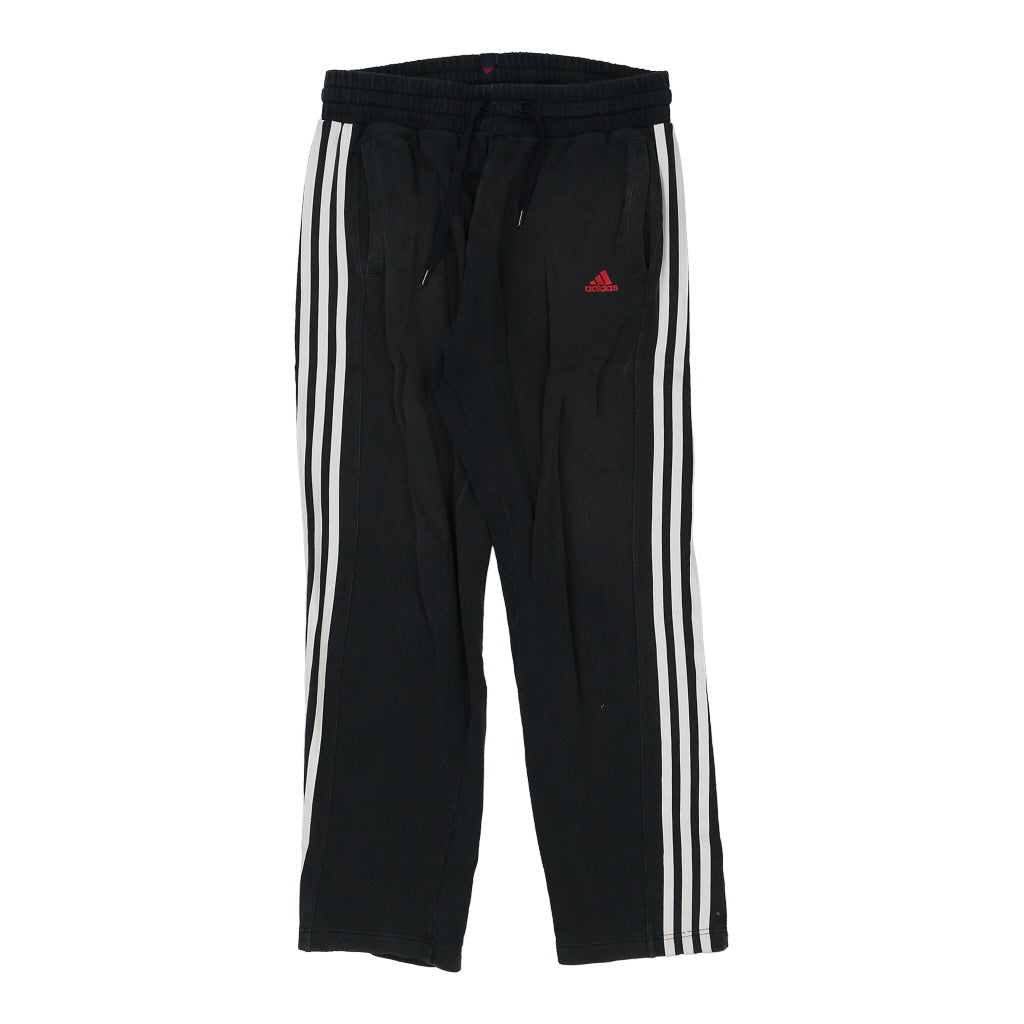 Adidas Joggers - Small Black Cotton Blend Refurbished - Thrifted (note: this is a term often used to describe second- refurbished available on Cerqular