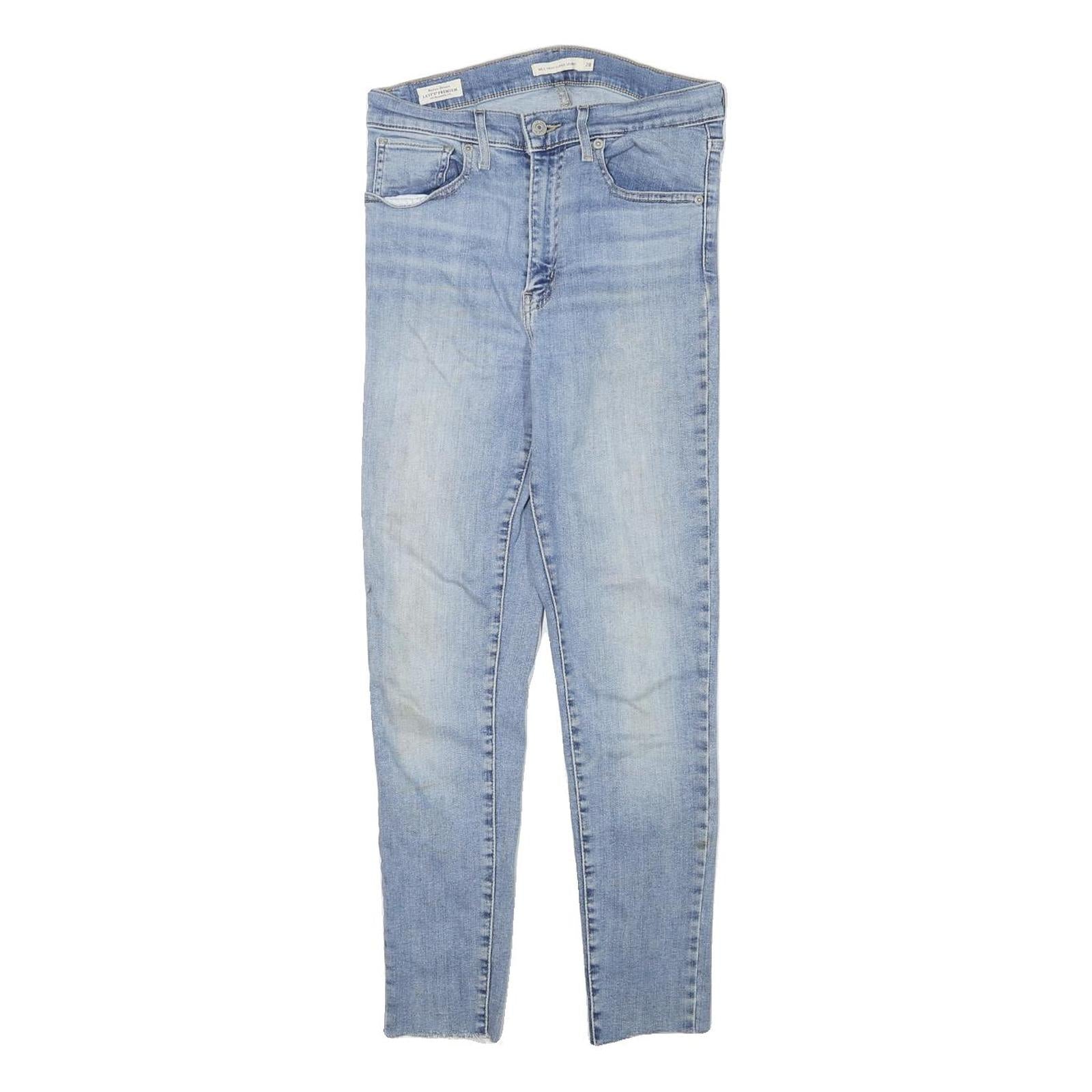 LEVI'S Womens Slim Light Blue Denim Jeans W26 L26 Zip Cotton Blend Refurbished - N/A refurbished available on Cerqular