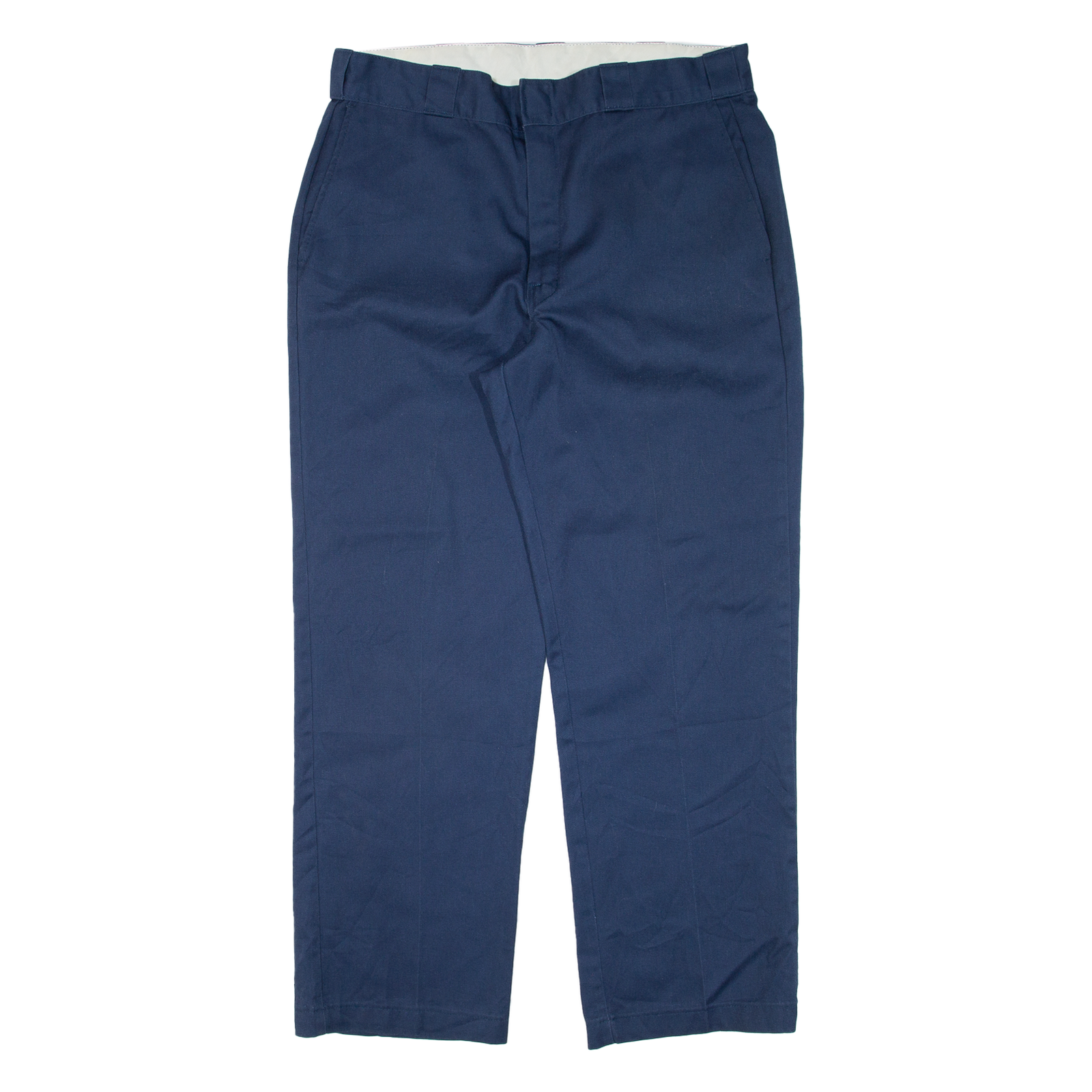 DICKIES Workwear Mens Trousers Blue Regular Straight W36 L30 Refurbished - N/A refurbished available on Cerqular