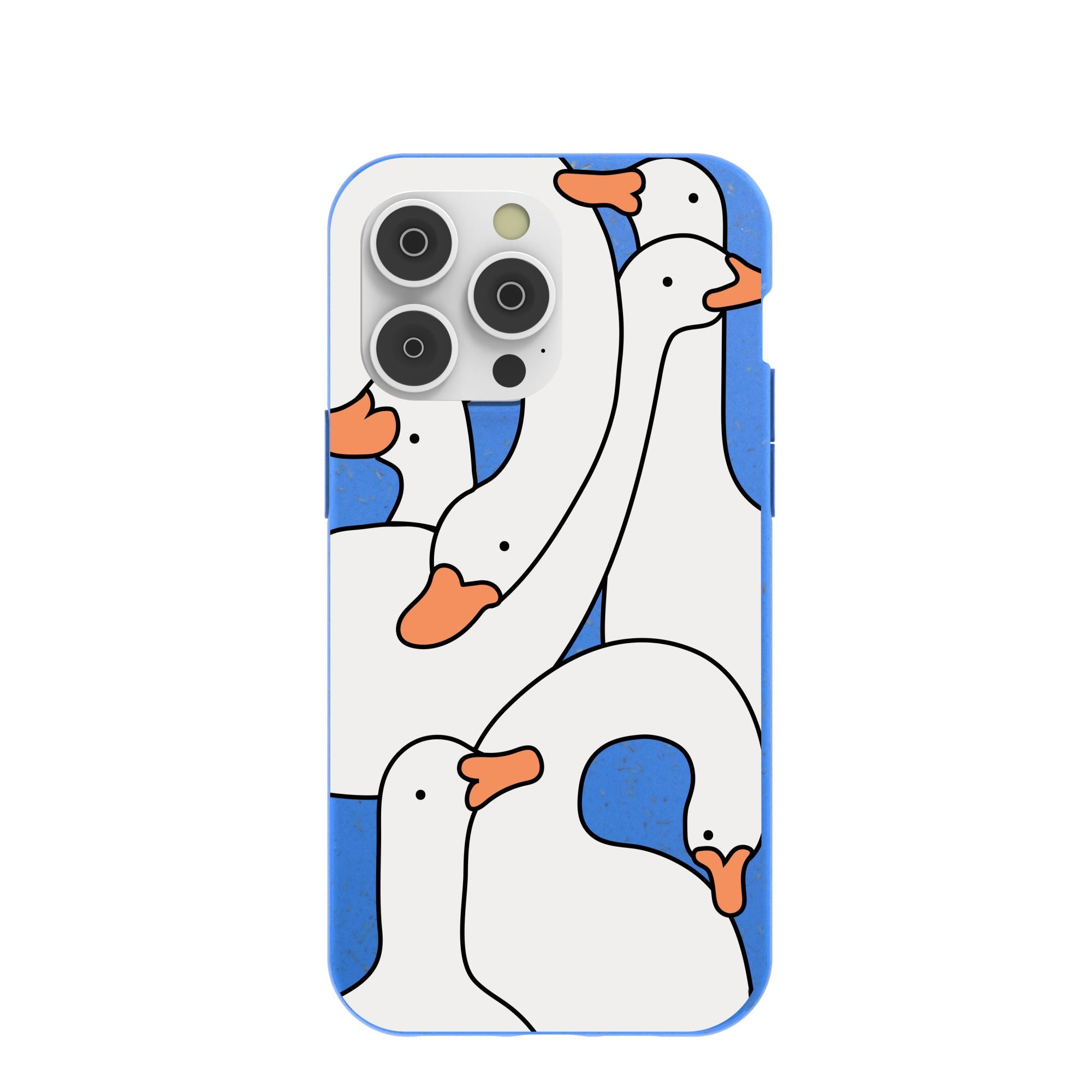 Electric Blue Silly Goose iPhone 14 Pro Max Case Refurbished - Pela Case refurbished available on Cerqular