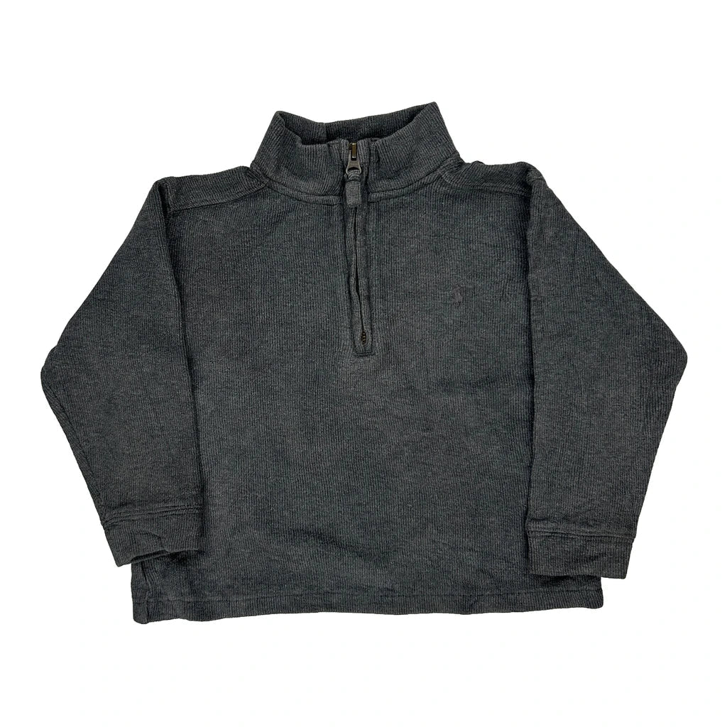 Buy Age 2 Polo By Ralph Lauren 1/4 Zip - XS Grey Cotton Refurbished - $23.44 Age 2 Polo By Ralph Lauren 1/4 Zip - XS Grey Cotton Refurbished - Thrifted (note: this is a term often used to describe second- refurbished available on Cerqular