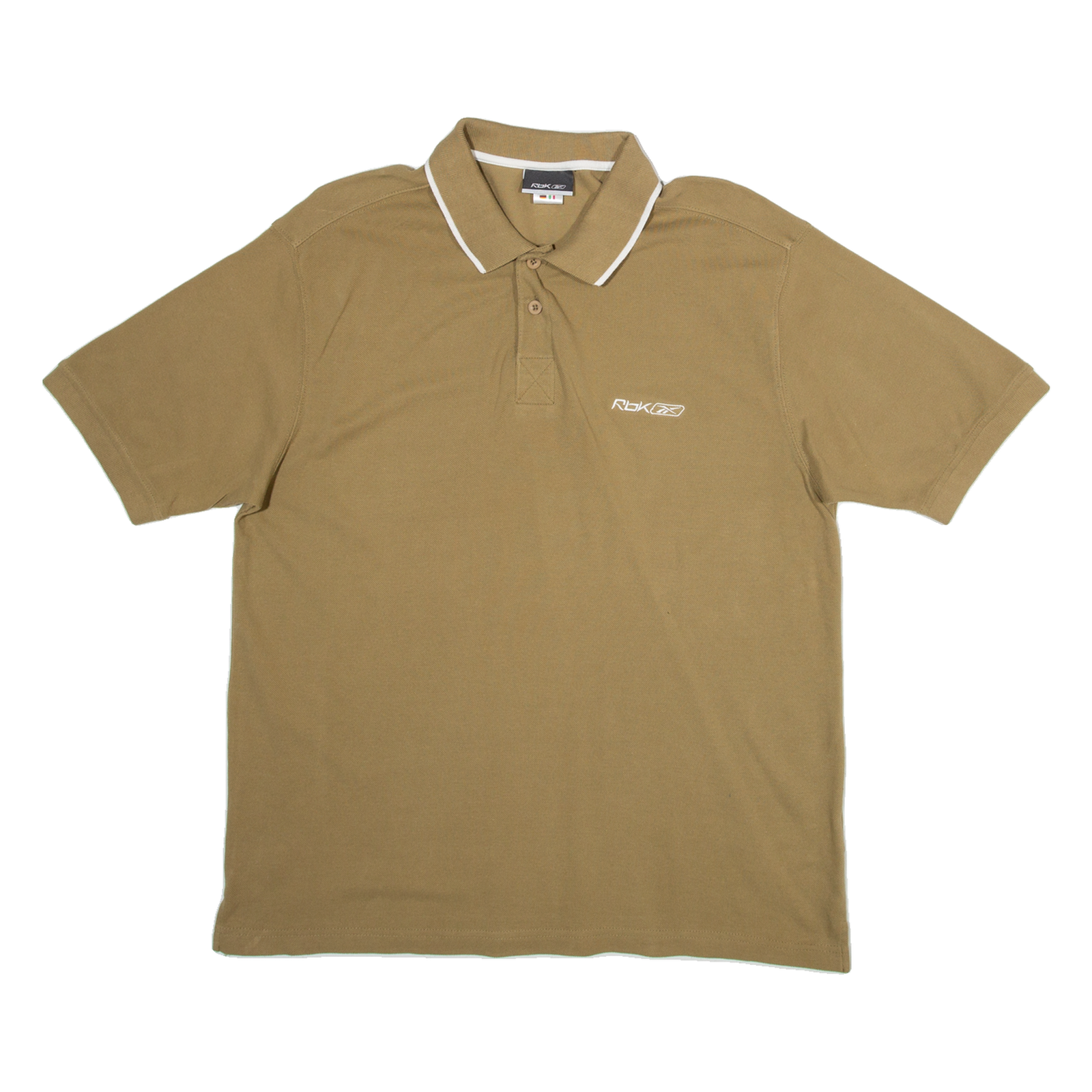 REEBOK Mens Polo Shirt Brown M Refurbished - N/A refurbished available on Cerqular