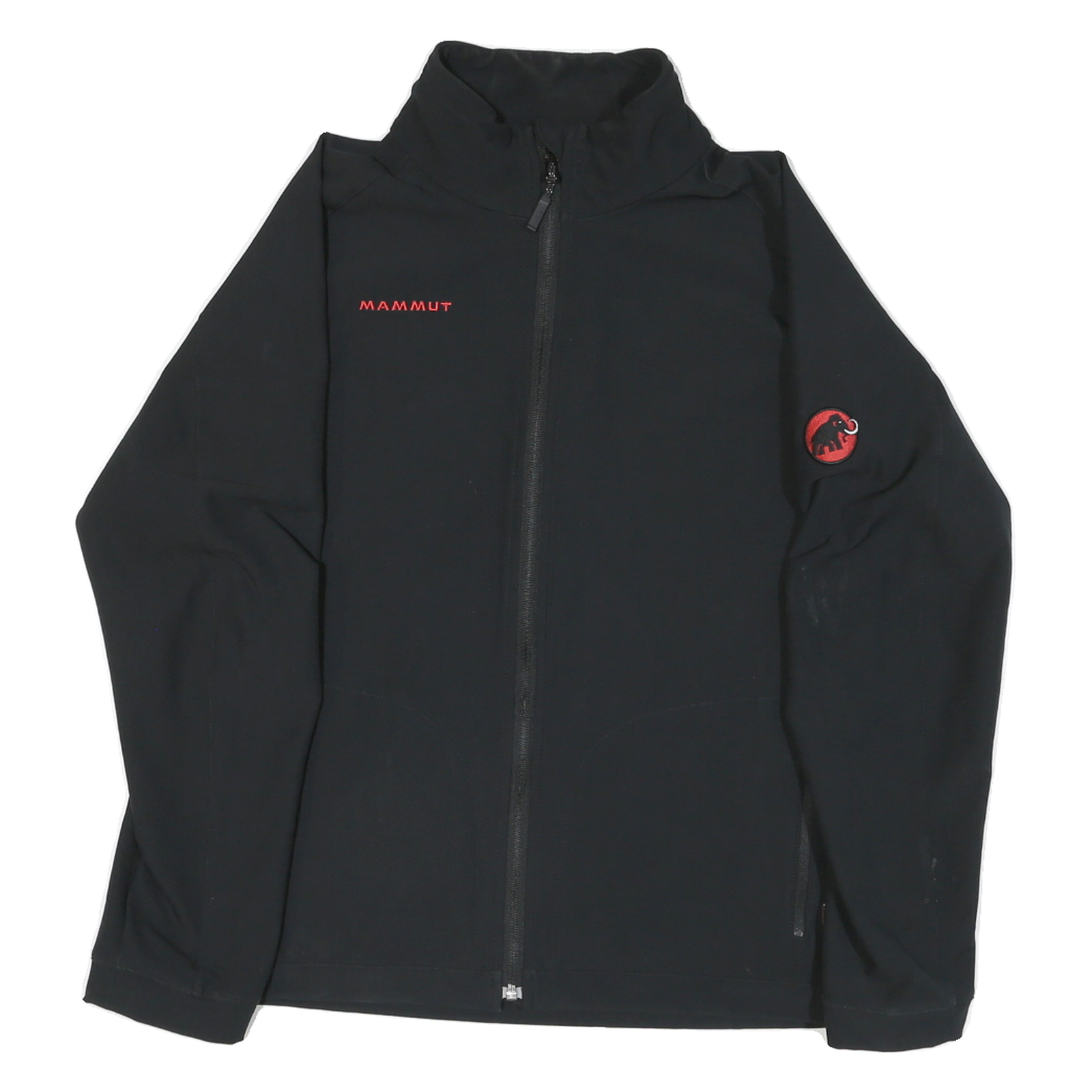 MAMMUT Womens Black Softshell Jacket M Polyester Blend Zip Outdoor Performance Refurbished - N/A refurbished available on Cerqular