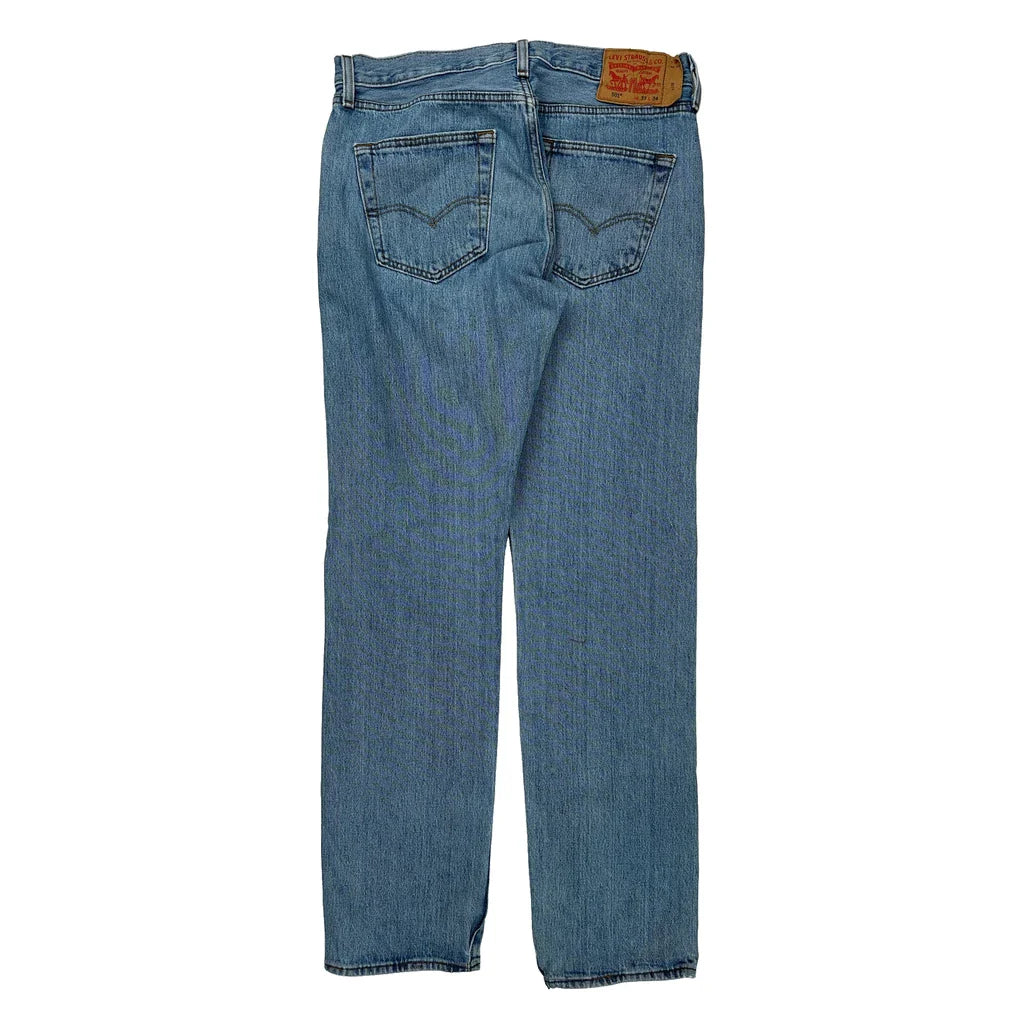 Buy 501 Levis Jeans - 33W 34L Blue Denim Refurbished - $46.89 501 Levis Jeans - 33W 34L Blue Denim Refurbished - Thrifted (note: this is a term often used to describe second- refurbished available on Cerqular