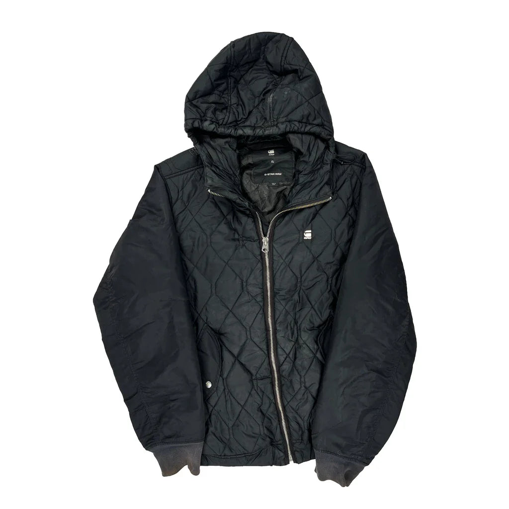 G-Star Puffer - XL Black Polyester Refurbished - Thrifted (note: this is a term often used to describe second- refurbished available on Cerqular