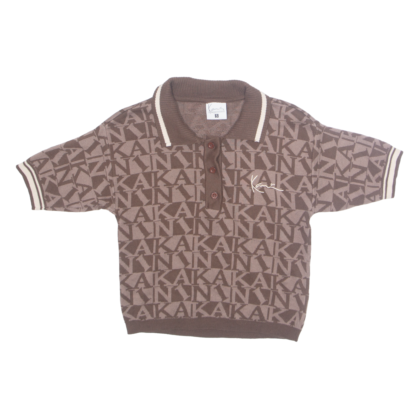 Buy KARL KANI Cropped Womens Printed Shirt Brown Collared S Refurbished - $44.19 KARL KANI Cropped Womens Printed Shirt Brown Collared S Refurbished - N/A refurbished available on Cerqular